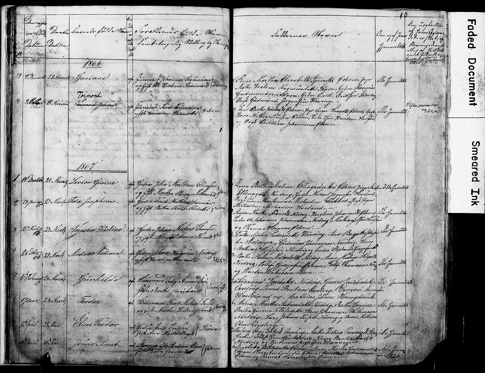 Torvastad sokneprestkontor, AV/SAST-A -101857/H/Ha/Hab/L0005: Klokkerbok nr. B 5, 1857-1908, s. 10