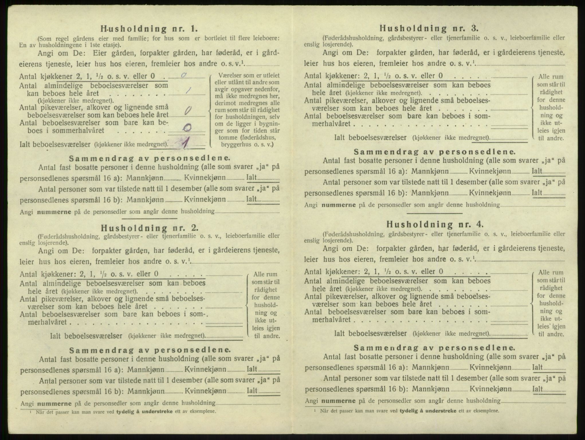SAB, Folketelling 1920 for 1414 Brekke herred, 1920, s. 69