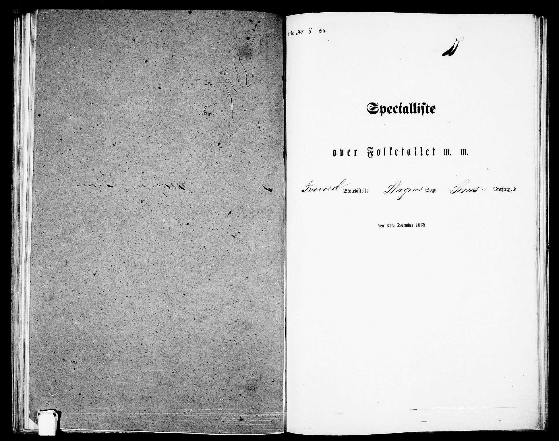 RA, Folketelling 1865 for 0721P Sem prestegjeld, 1865, s. 142