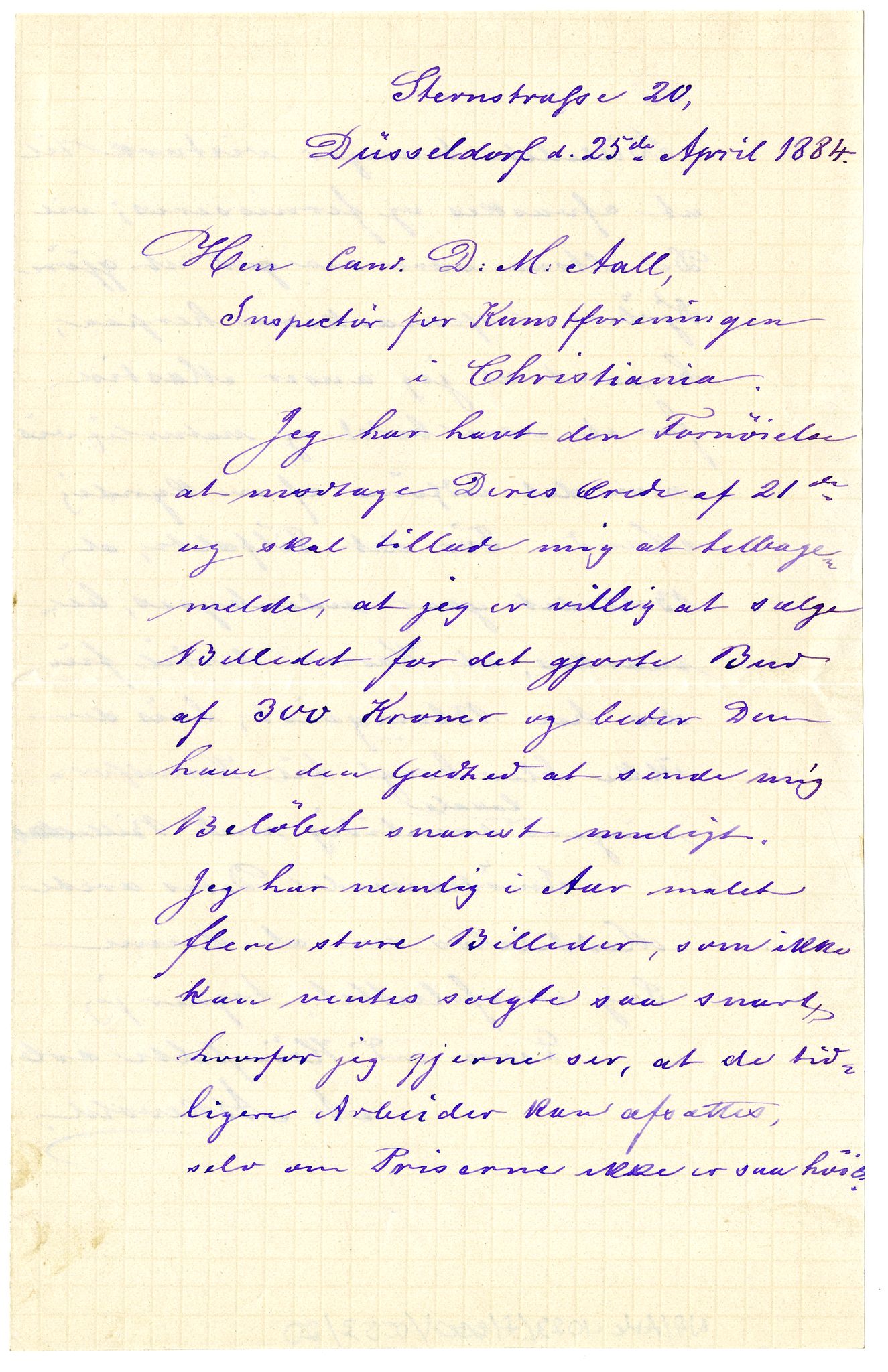 Diderik Maria Aalls brevsamling, NF/Ark-1023/F/L0001: D.M. Aalls brevsamling. A - B, 1738-1889, s. 625