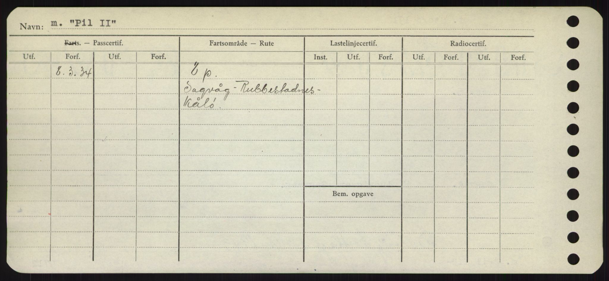 Sjøfartsdirektoratet med forløpere, Skipsmålingen, RA/S-1627/H/Hd/L0029: Fartøy, P, s. 252