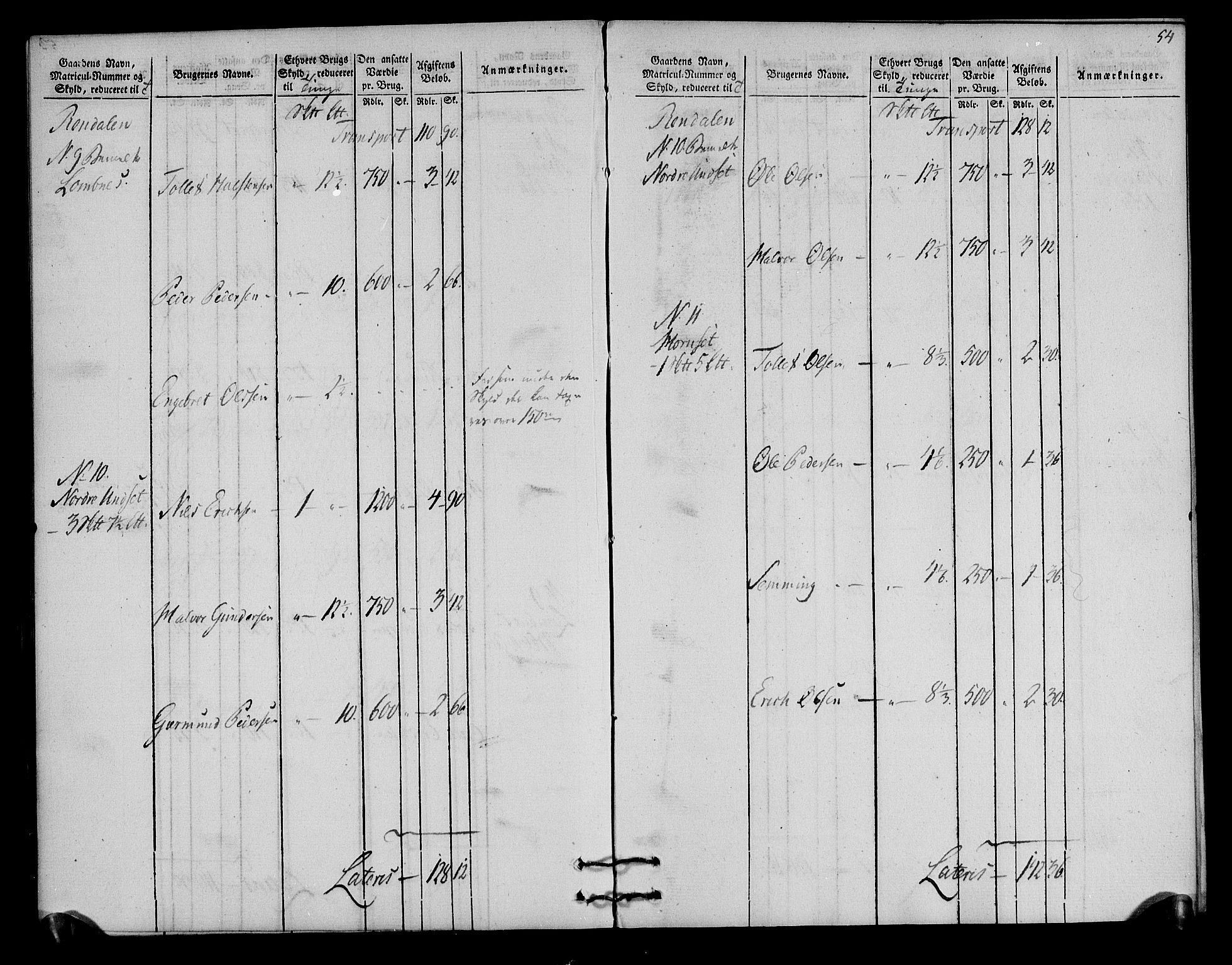 Rentekammeret inntil 1814, Realistisk ordnet avdeling, AV/RA-EA-4070/N/Ne/Nea/L0030: Østerdal fogderi. Oppebørselsregister, 1803-1804, s. 57