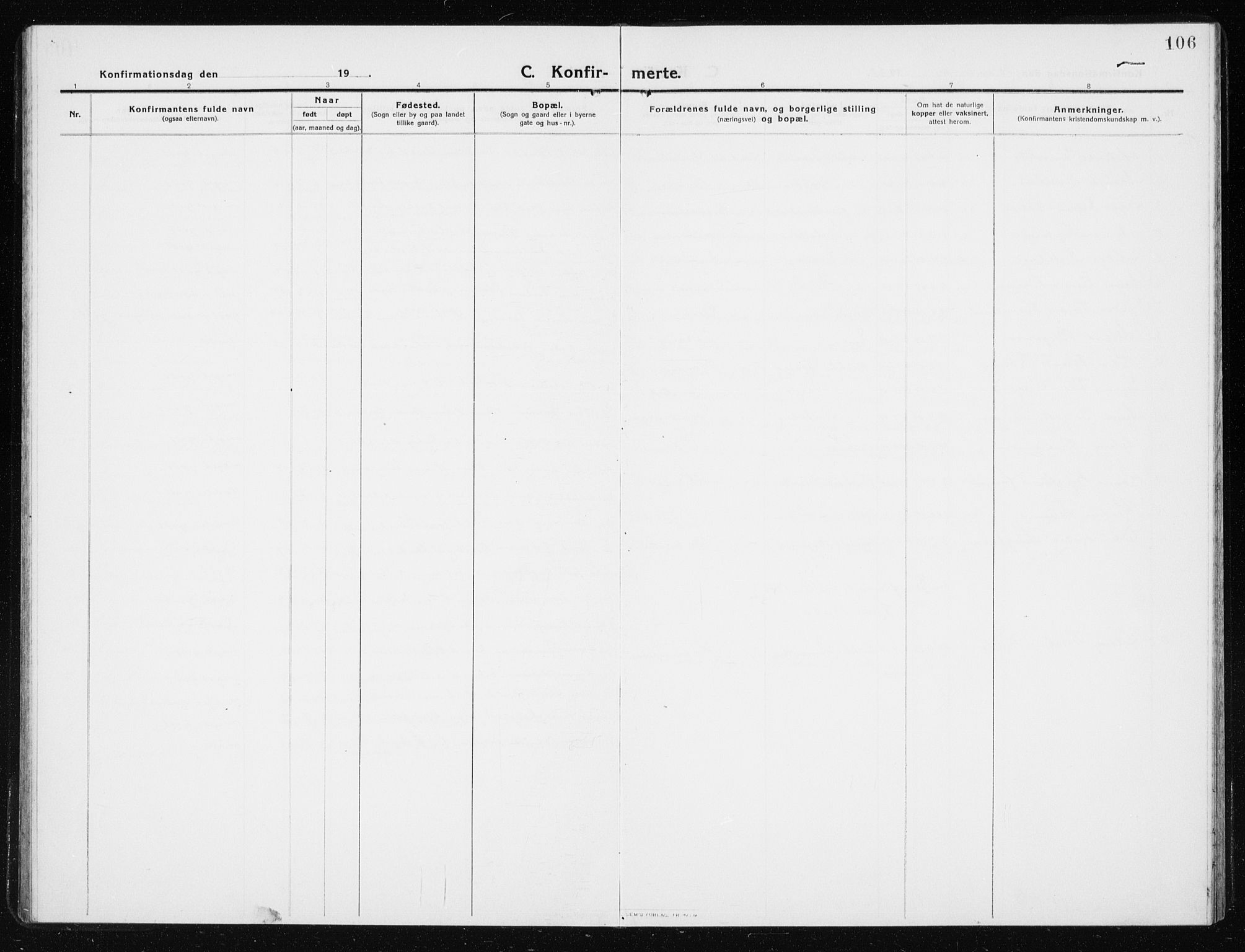 Ministerialprotokoller, klokkerbøker og fødselsregistre - Nord-Trøndelag, AV/SAT-A-1458/741/L0402: Klokkerbok nr. 741C03, 1911-1926, s. 106