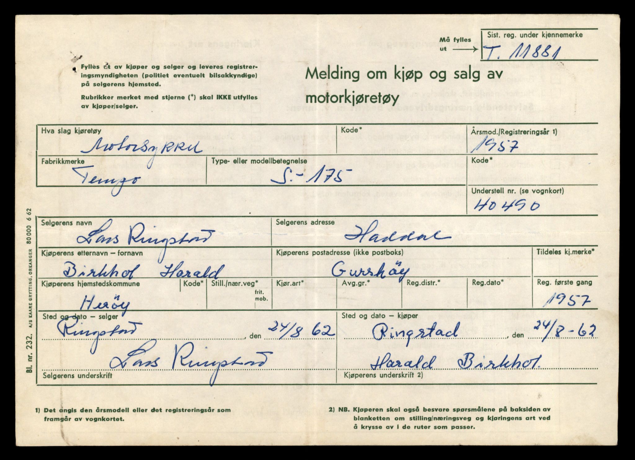 Møre og Romsdal vegkontor - Ålesund trafikkstasjon, AV/SAT-A-4099/F/Fe/L0031: Registreringskort for kjøretøy T 11800 - T 11996, 1927-1998, s. 1451