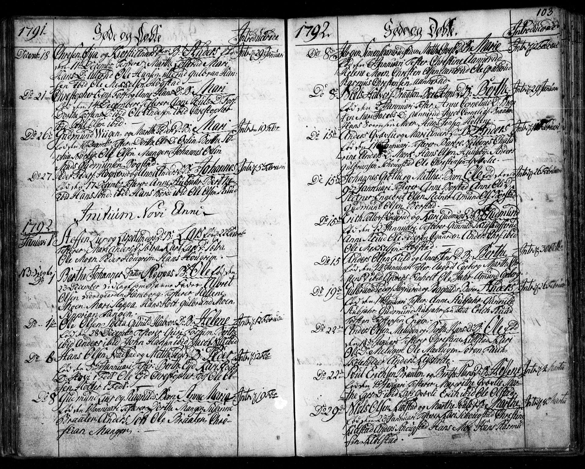Aurskog prestekontor Kirkebøker, SAO/A-10304a/F/Fa/L0003: Ministerialbok nr. I 3, 1767-1807, s. 103