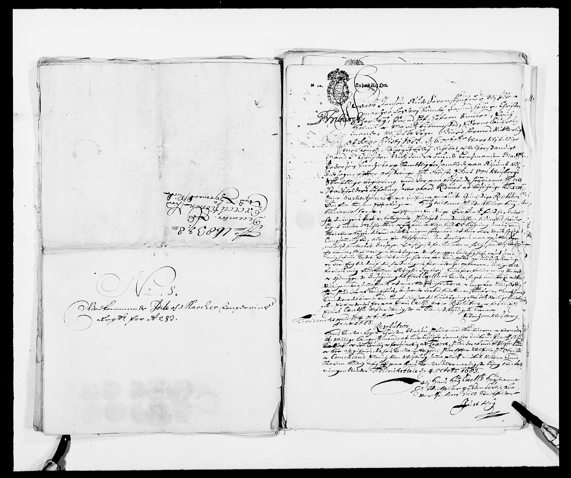 Rentekammeret inntil 1814, Reviderte regnskaper, Fogderegnskap, AV/RA-EA-4092/R01/L0005: Fogderegnskap Idd og Marker
, 1682-1684, s. 239
