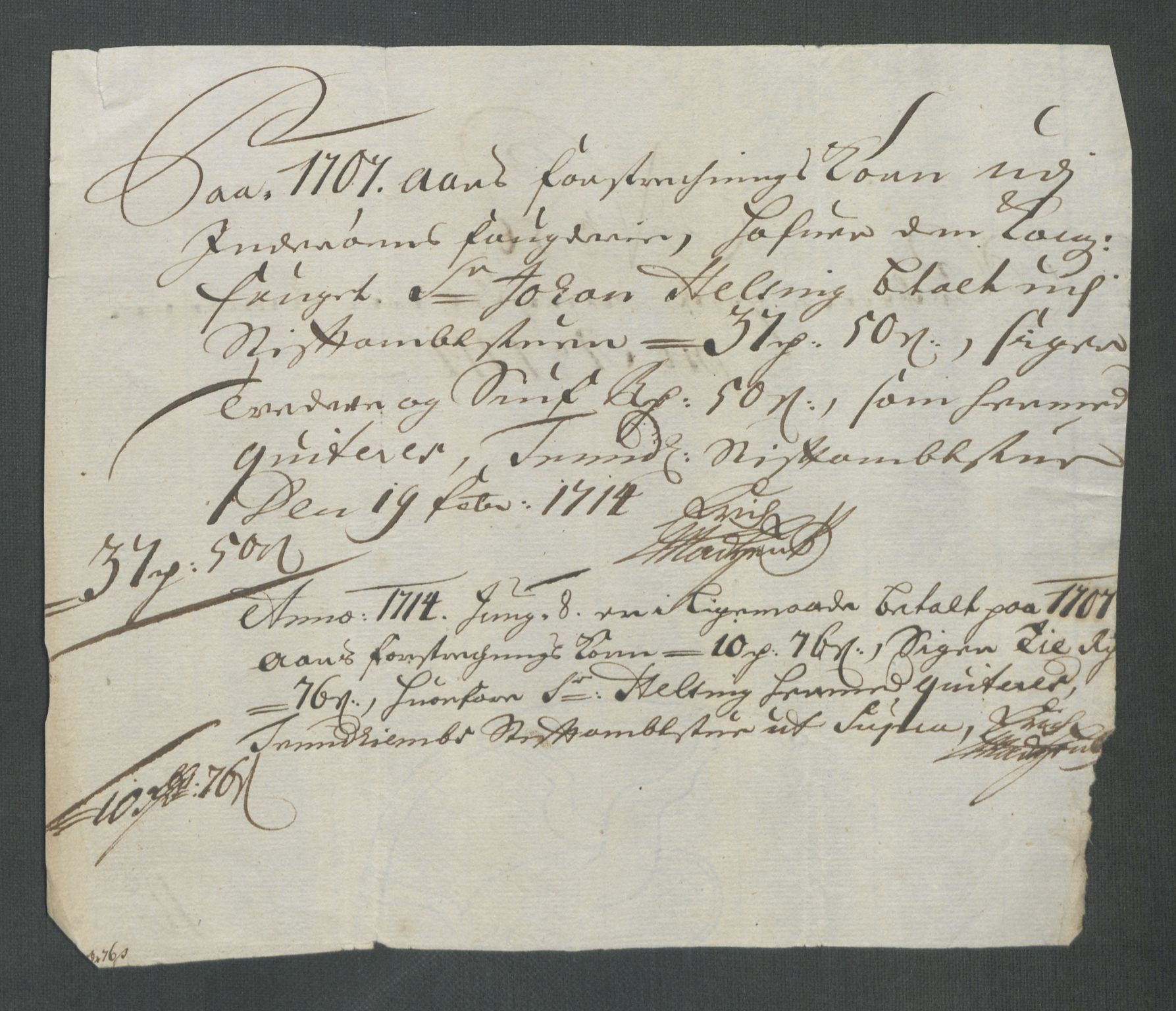 Rentekammeret inntil 1814, Reviderte regnskaper, Fogderegnskap, AV/RA-EA-4092/R63/L4322: Fogderegnskap Inderøy, 1714, s. 401