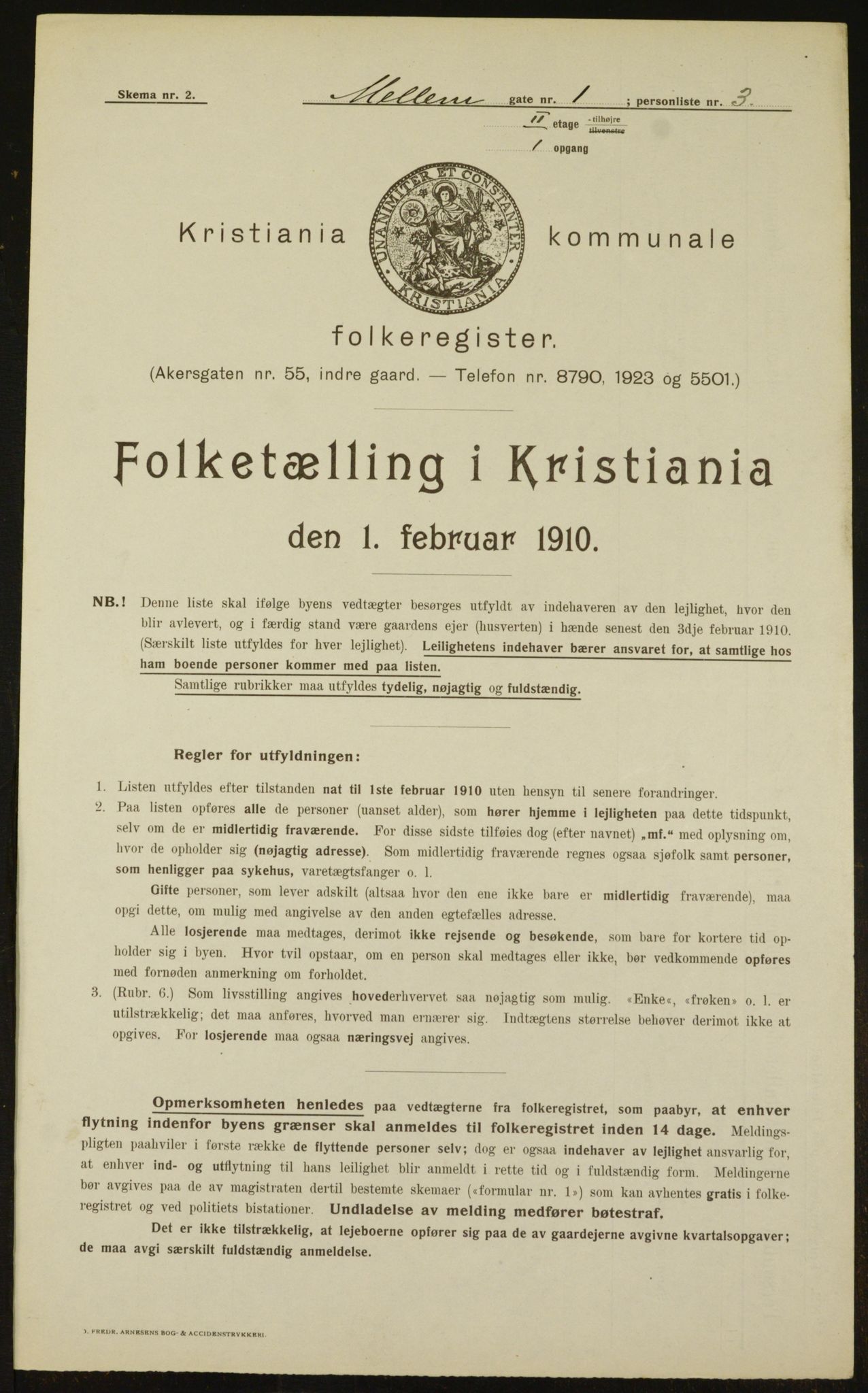 OBA, Kommunal folketelling 1.2.1910 for Kristiania, 1910, s. 62978