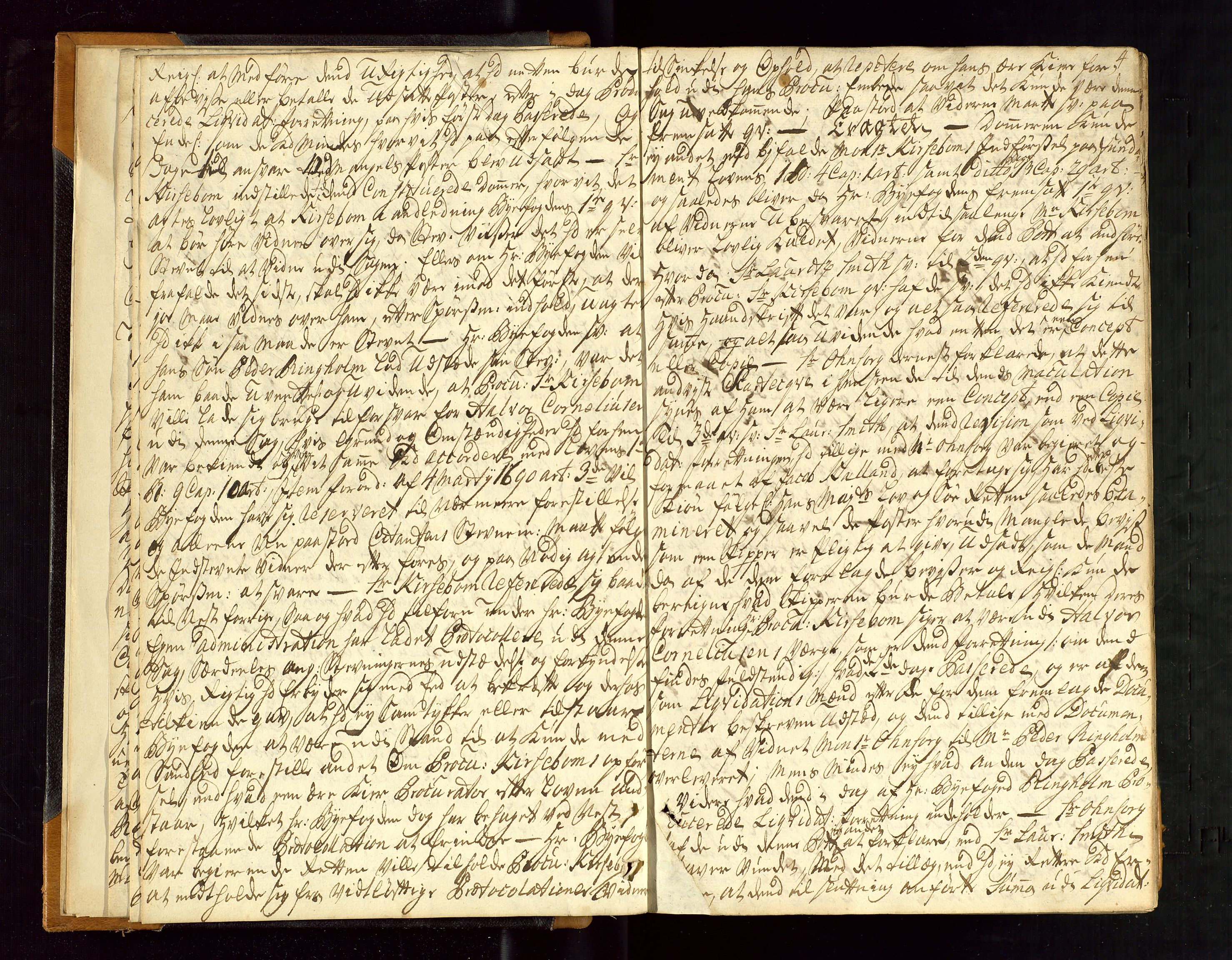 Stavanger byfogd, AV/SAST-A-101408/001/3/30/30BA/L0042: Bytingprotkoll, 1748-1756, s. 3b-4a