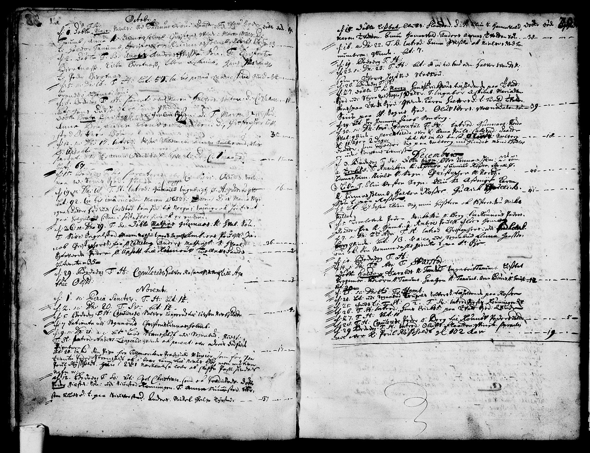 Lardal kirkebøker, SAKO/A-350/F/Fa/L0001: Ministerialbok nr. I 1, 1704-1725, s. 39