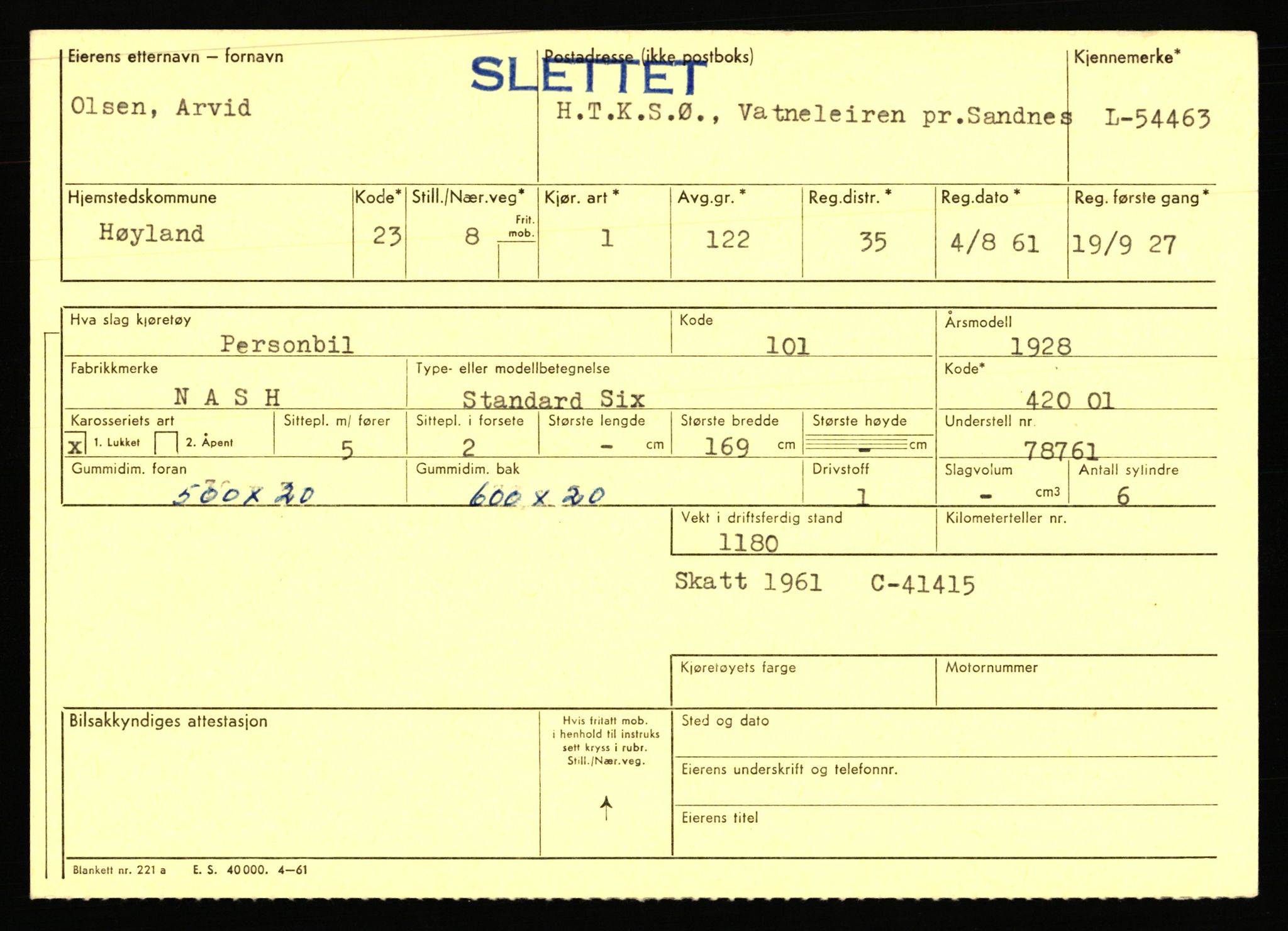 Stavanger trafikkstasjon, AV/SAST-A-101942/0/F/L0054: L-54200 - L-55699, 1930-1971, s. 555