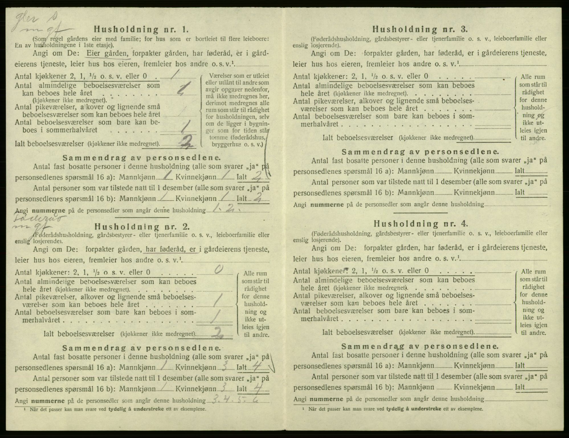 SAB, Folketelling 1920 for 1239 Hålandsdal herred, 1920, s. 32