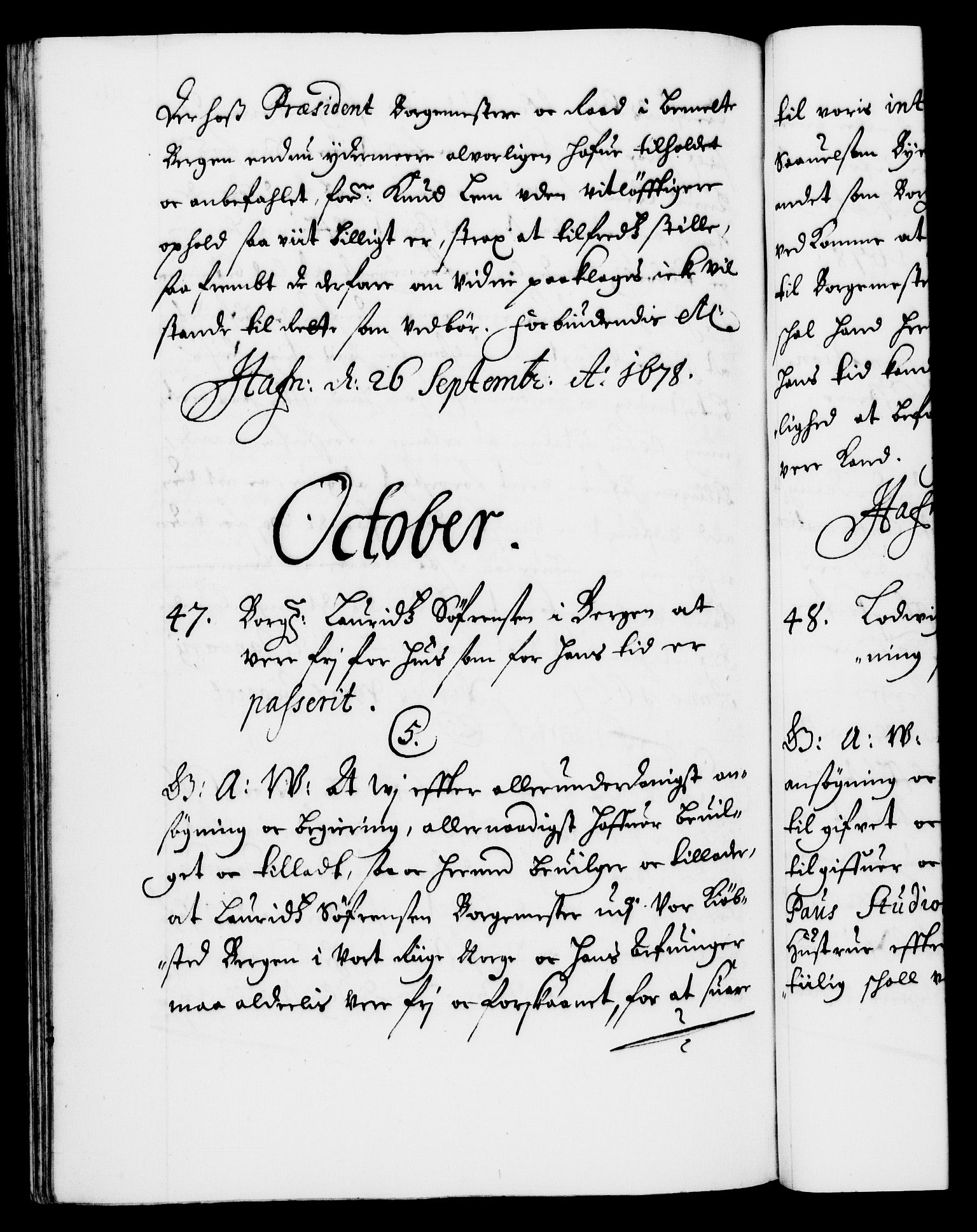 Danske Kanselli 1572-1799, AV/RA-EA-3023/F/Fc/Fca/Fcaa/L0012: Norske registre (mikrofilm), 1674-1680, s. 290b