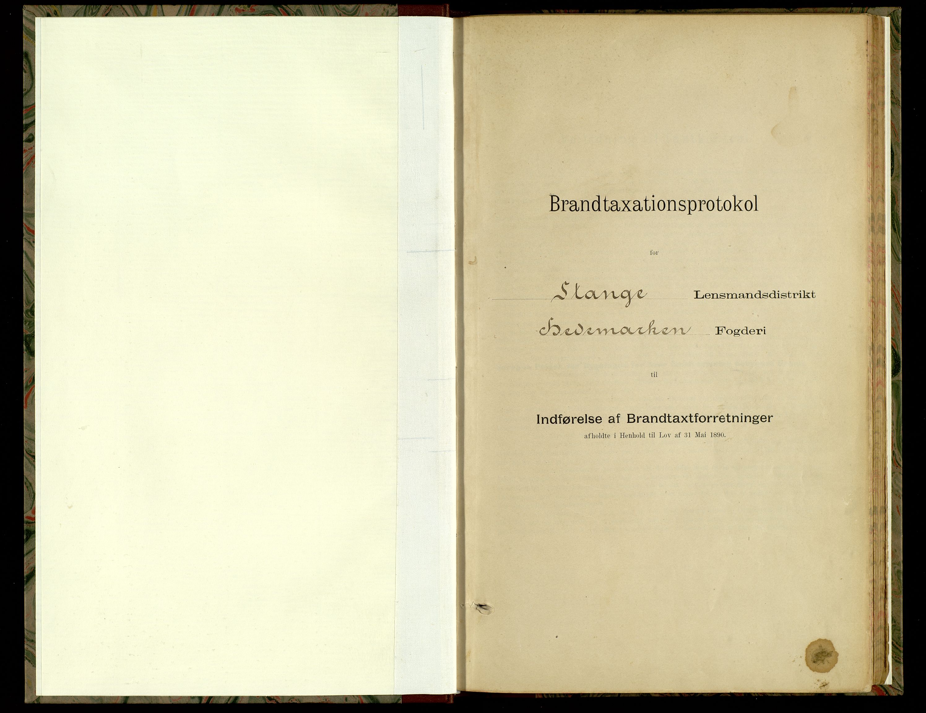 Norges Brannkasse, Stange, AV/SAH-NBRANS-009/F/L0005: Branntakstprotokoll, 1899-1939