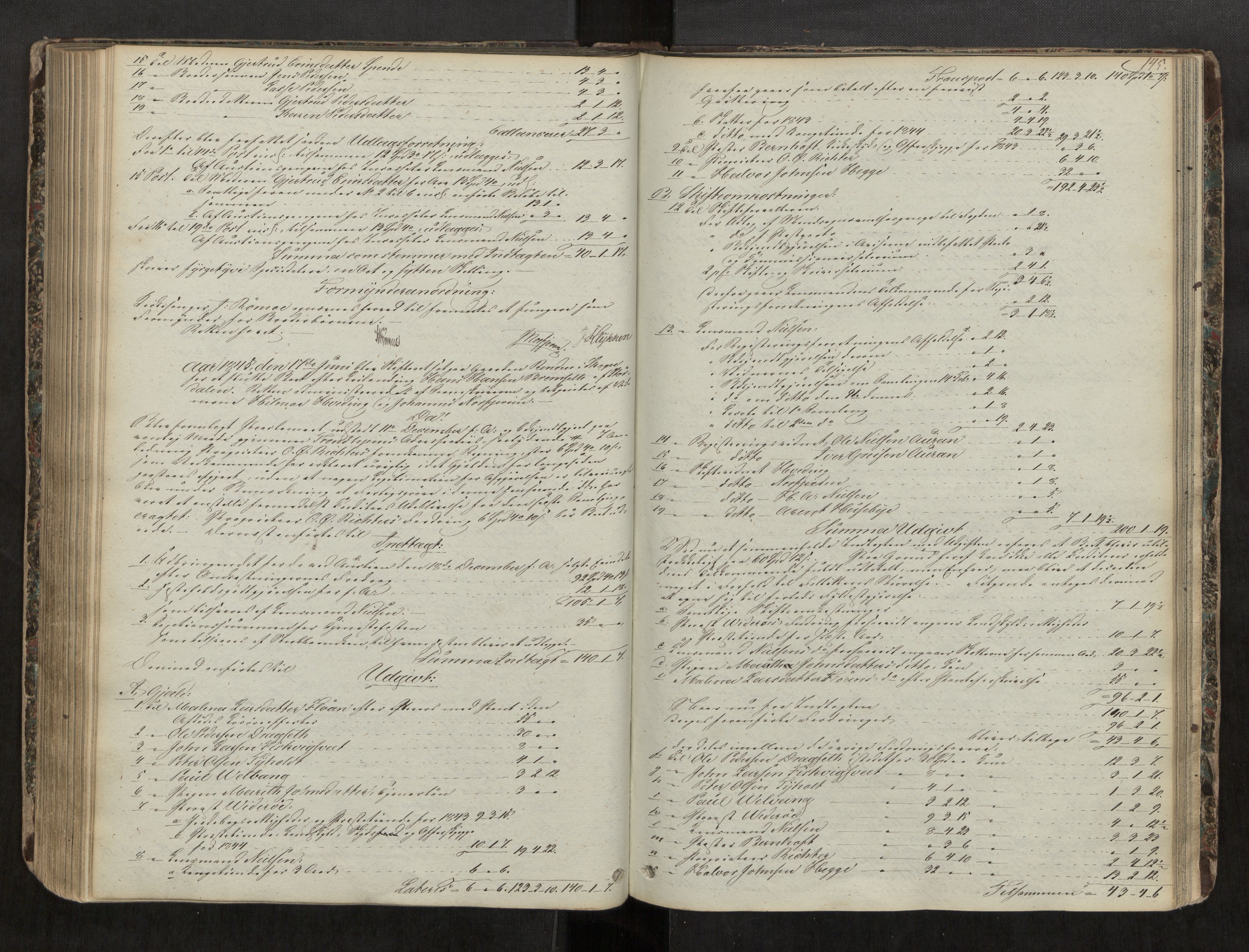 Stjør- og Verdal sorenskriveri, AV/SAT-A-4167/1/3/3A/L0028: Skifteprotokoll 23, 1841-1846, s. 145
