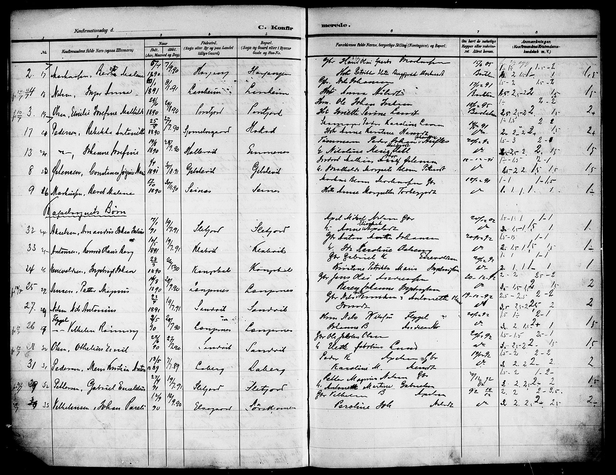 Ministerialprotokoller, klokkerbøker og fødselsregistre - Nordland, AV/SAT-A-1459/866/L0955: Klokkerbok nr. 866C04, 1905-1914