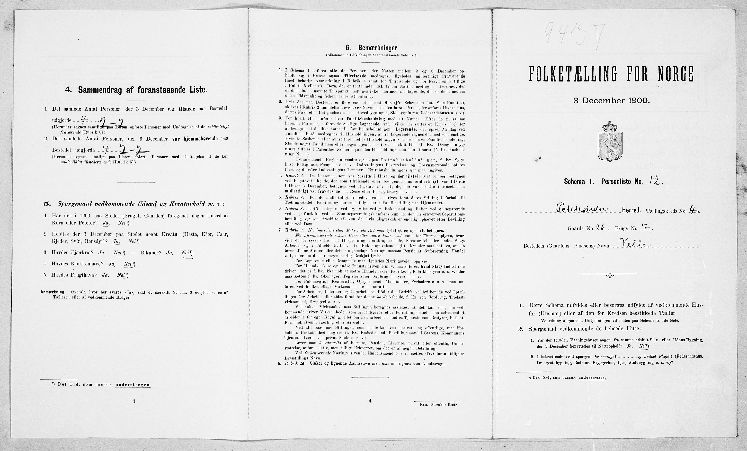 SAT, Folketelling 1900 for 1528 Sykkylven herred, 1900, s. 499