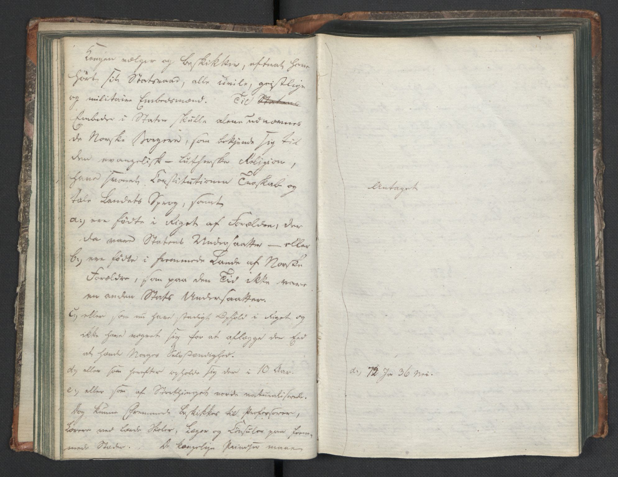 Manuskriptsamlingen, RA/EA-3667/H/L0021: Byfogd Gregers Winther Wulfbergs dagbok under Riksforsamlingen på Eidsvoll, 1814