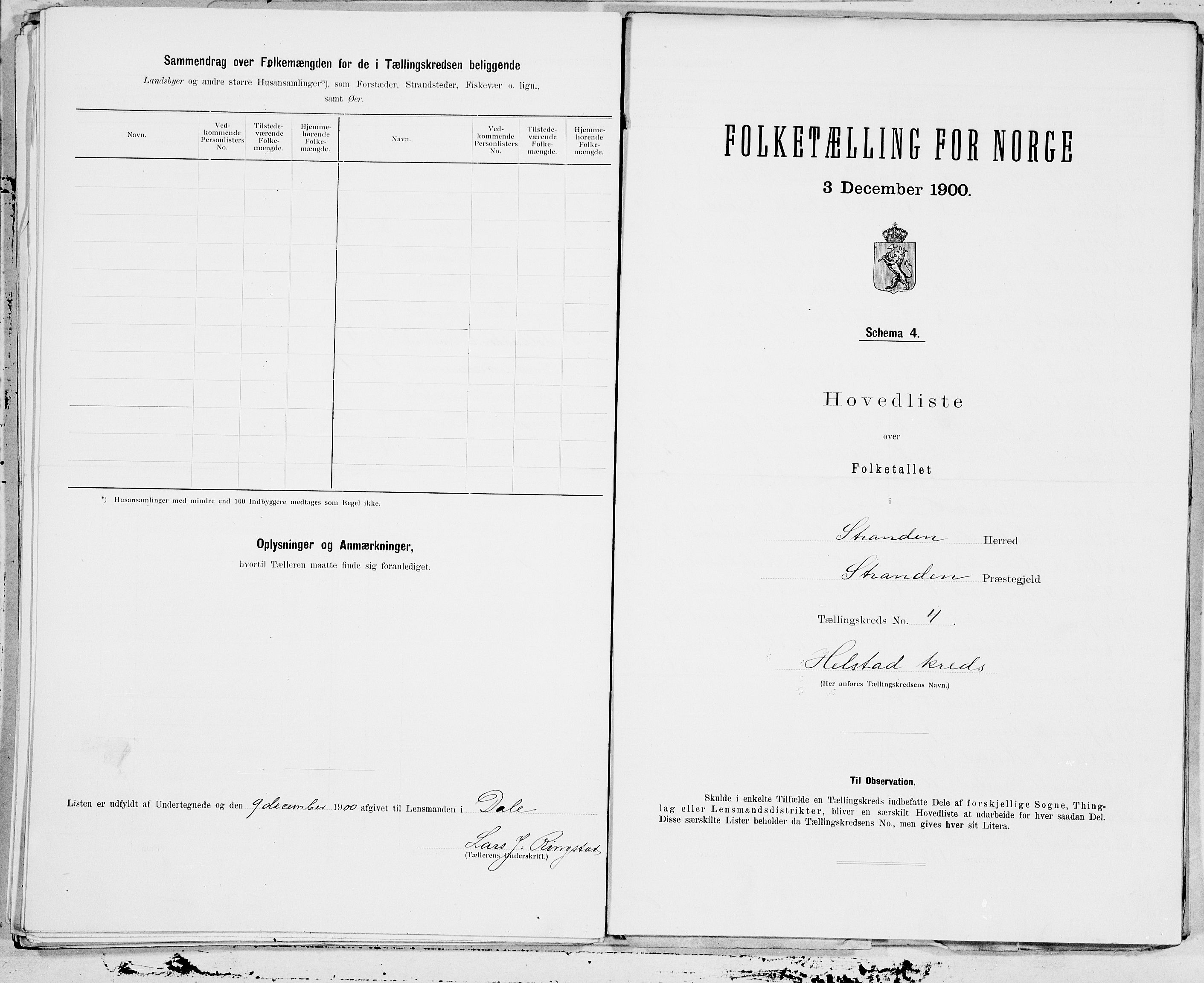 SAT, Folketelling 1900 for 1525 Stranda herred, 1900, s. 8