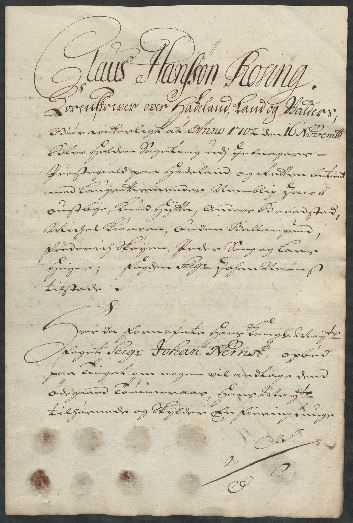 Rentekammeret inntil 1814, Reviderte regnskaper, Fogderegnskap, AV/RA-EA-4092/R18/L1300: Fogderegnskap Hadeland, Toten og Valdres, 1702, s. 429