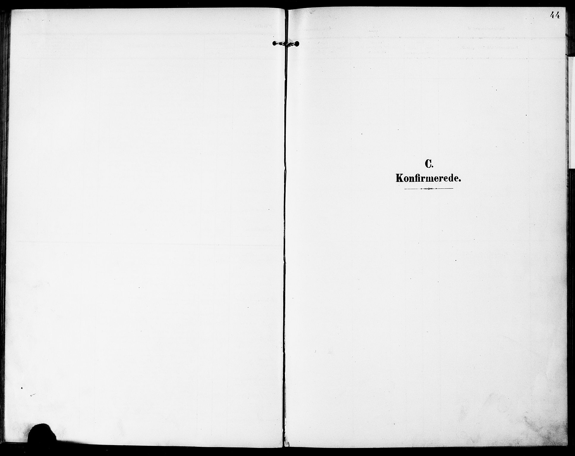Sandsvær kirkebøker, SAKO/A-244/G/Gc/L0001: Klokkerbok nr. III 1, 1878-1928, s. 44