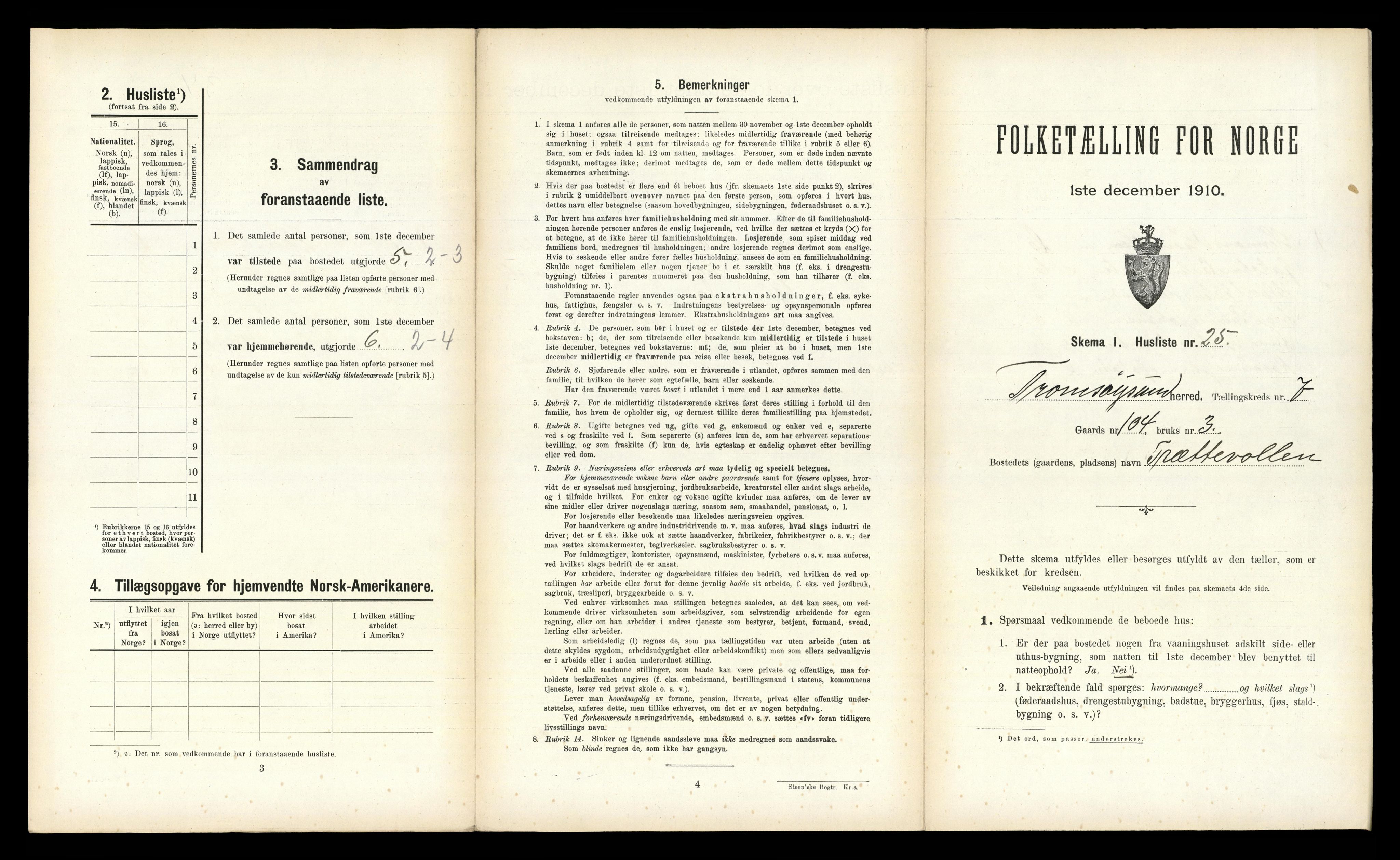 RA, Folketelling 1910 for 1934 Tromsøysund herred, 1910, s. 1373