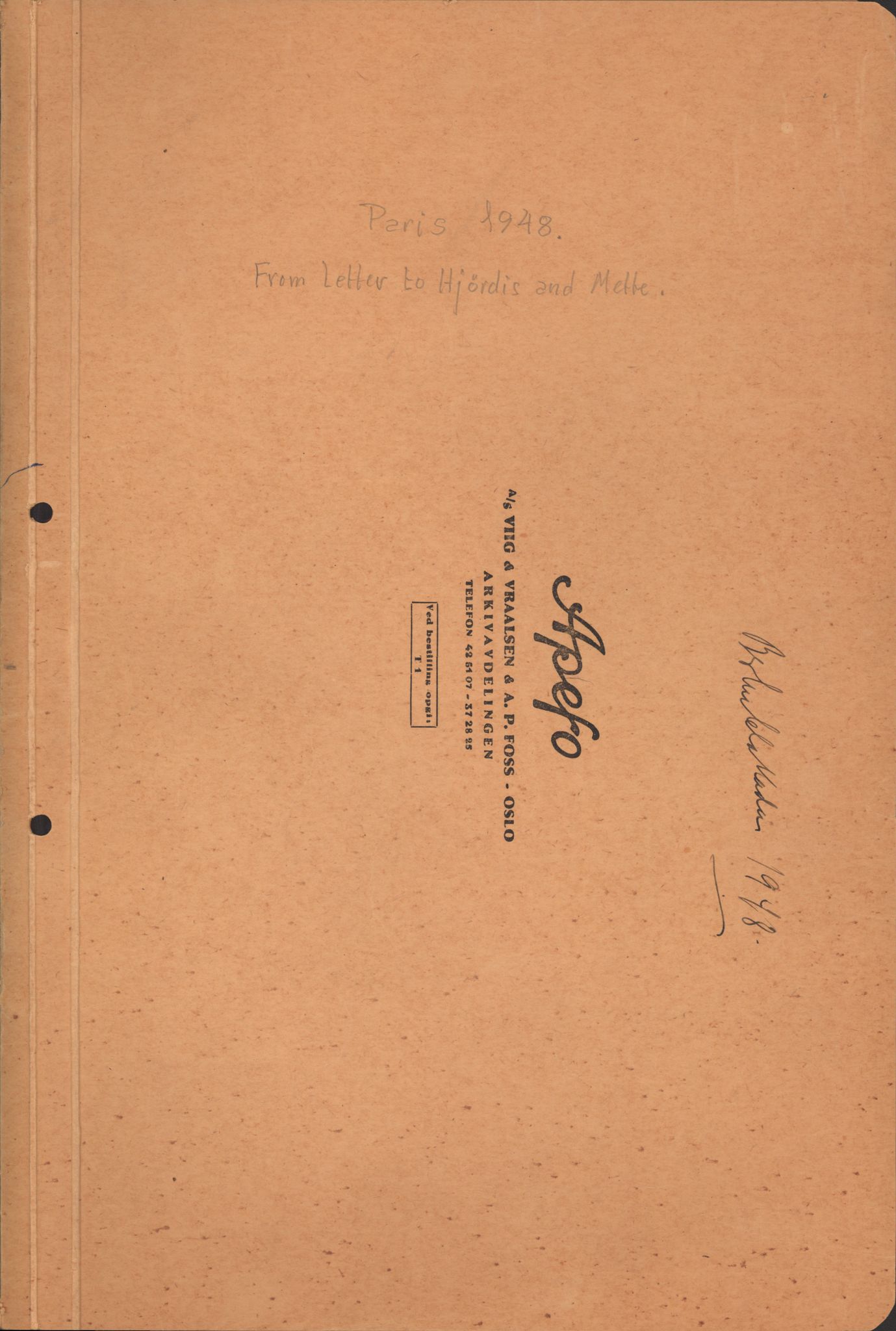 Lie, Trygve, RA/PA-1407/D/L0014: Generalsekretærens papirer., 1947-1953, s. 474