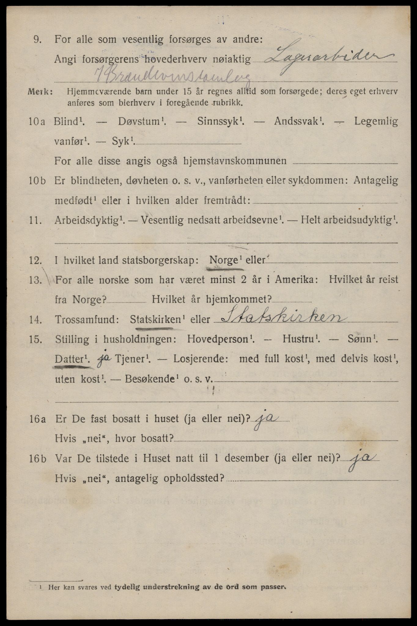 SAT, Folketelling 1920 for 1601 Trondheim kjøpstad, 1920, s. 91273