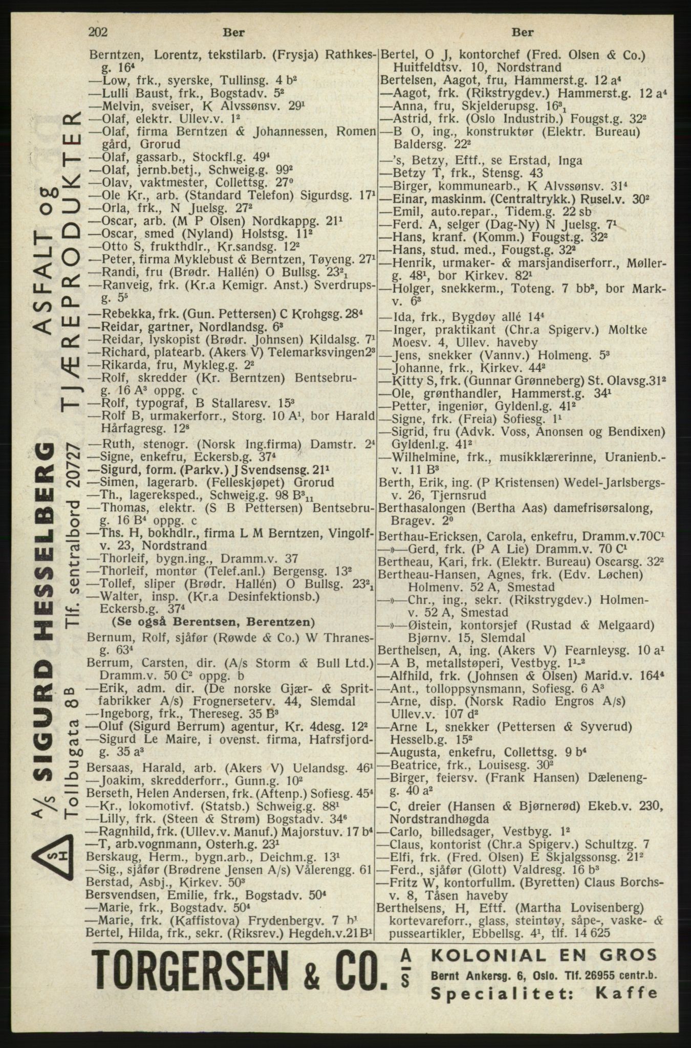 Kristiania/Oslo adressebok, PUBL/-, 1940, s. 220