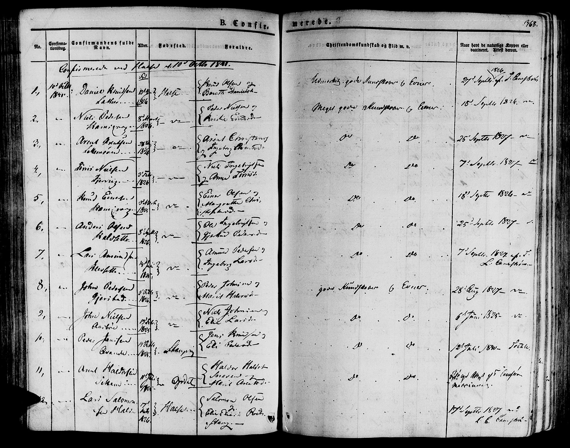 Ministerialprotokoller, klokkerbøker og fødselsregistre - Møre og Romsdal, SAT/A-1454/592/L1025: Ministerialbok nr. 592A03 /2, 1831-1849, s. 368