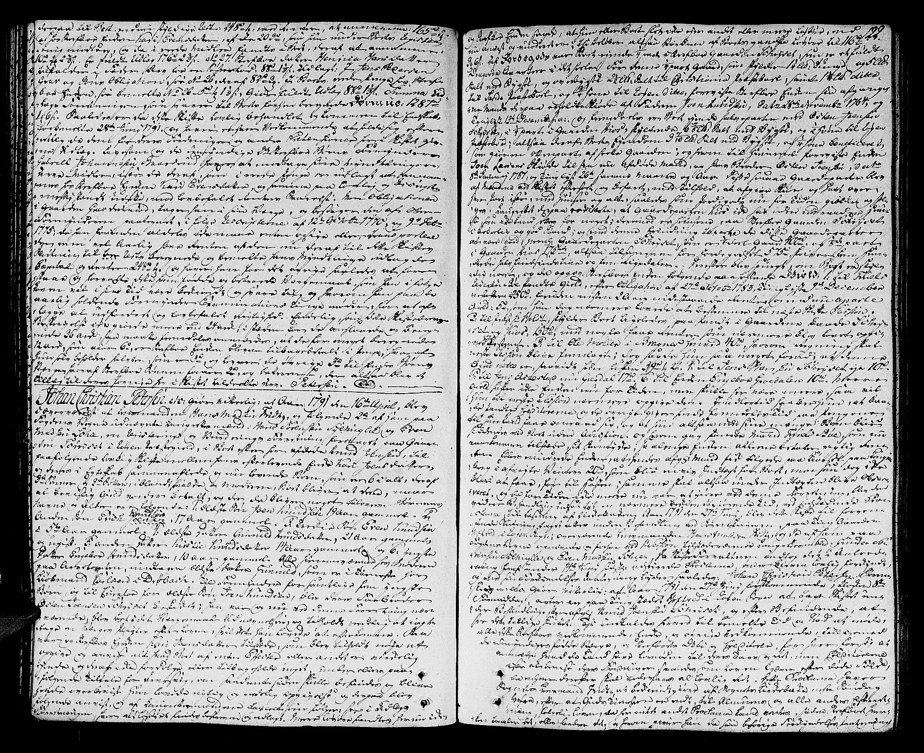 Lier, Røyken og Hurum sorenskriveri, AV/SAKO-A-89/H/Hc/L0007a: Skifteprotokoll, 1789-1799, s. 121b-122a