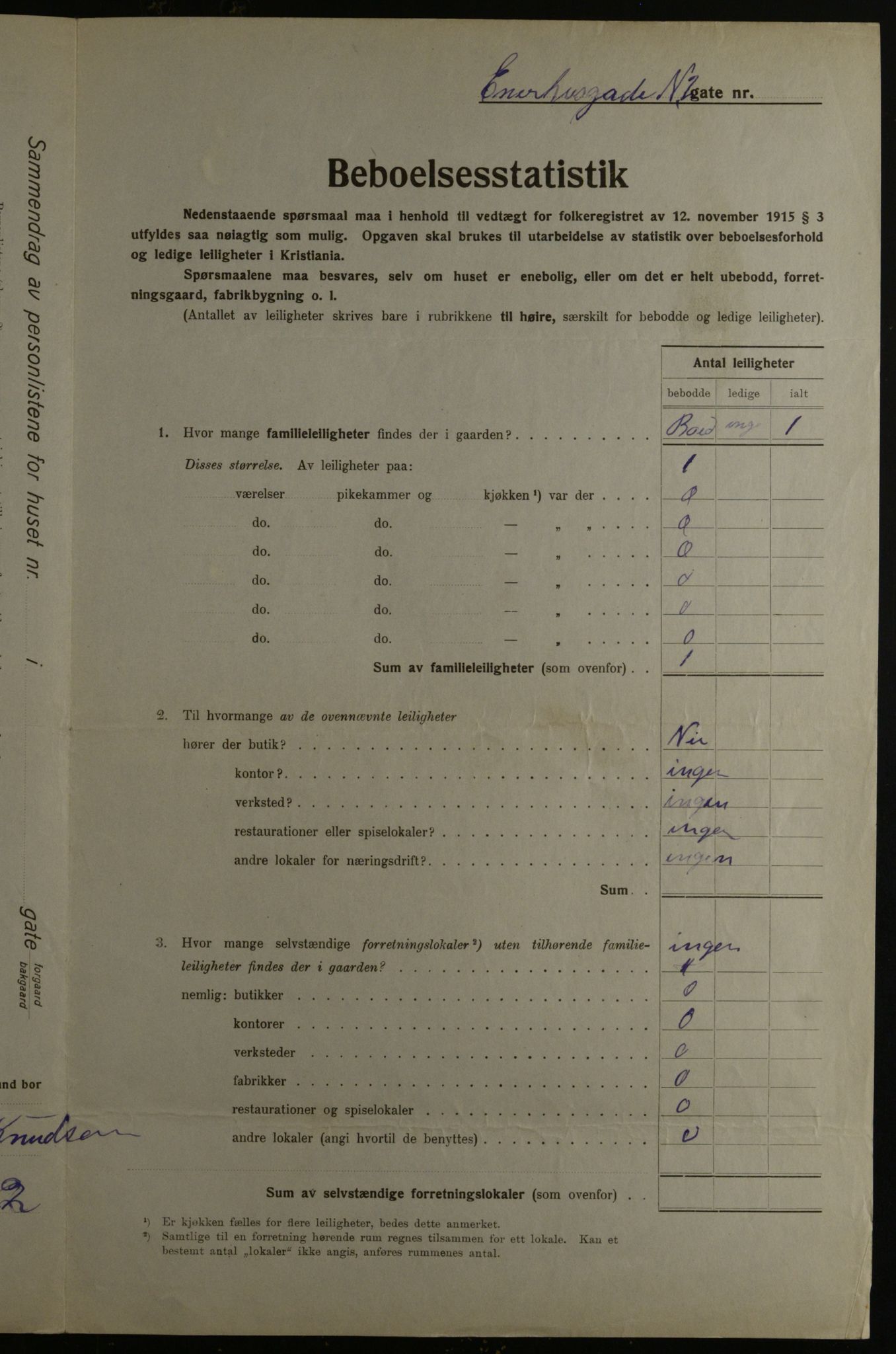 OBA, Kommunal folketelling 1.12.1923 for Kristiania, 1923, s. 23974