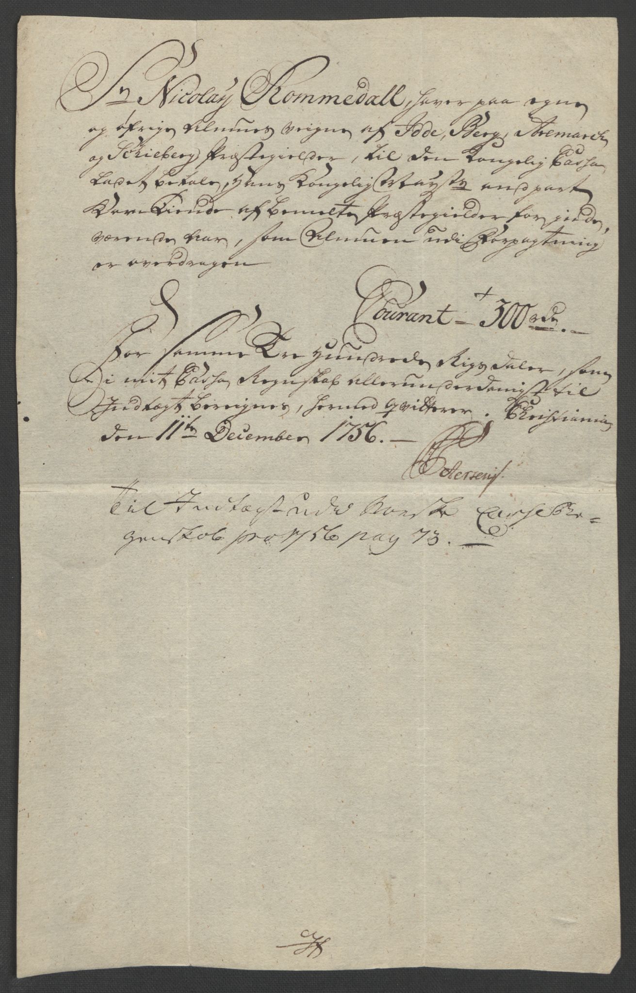 Rentekammeret inntil 1814, Reviderte regnskaper, Fogderegnskap, RA/EA-4092/R01/L0097: Ekstraskatten Idd og Marker, 1756-1767, s. 356