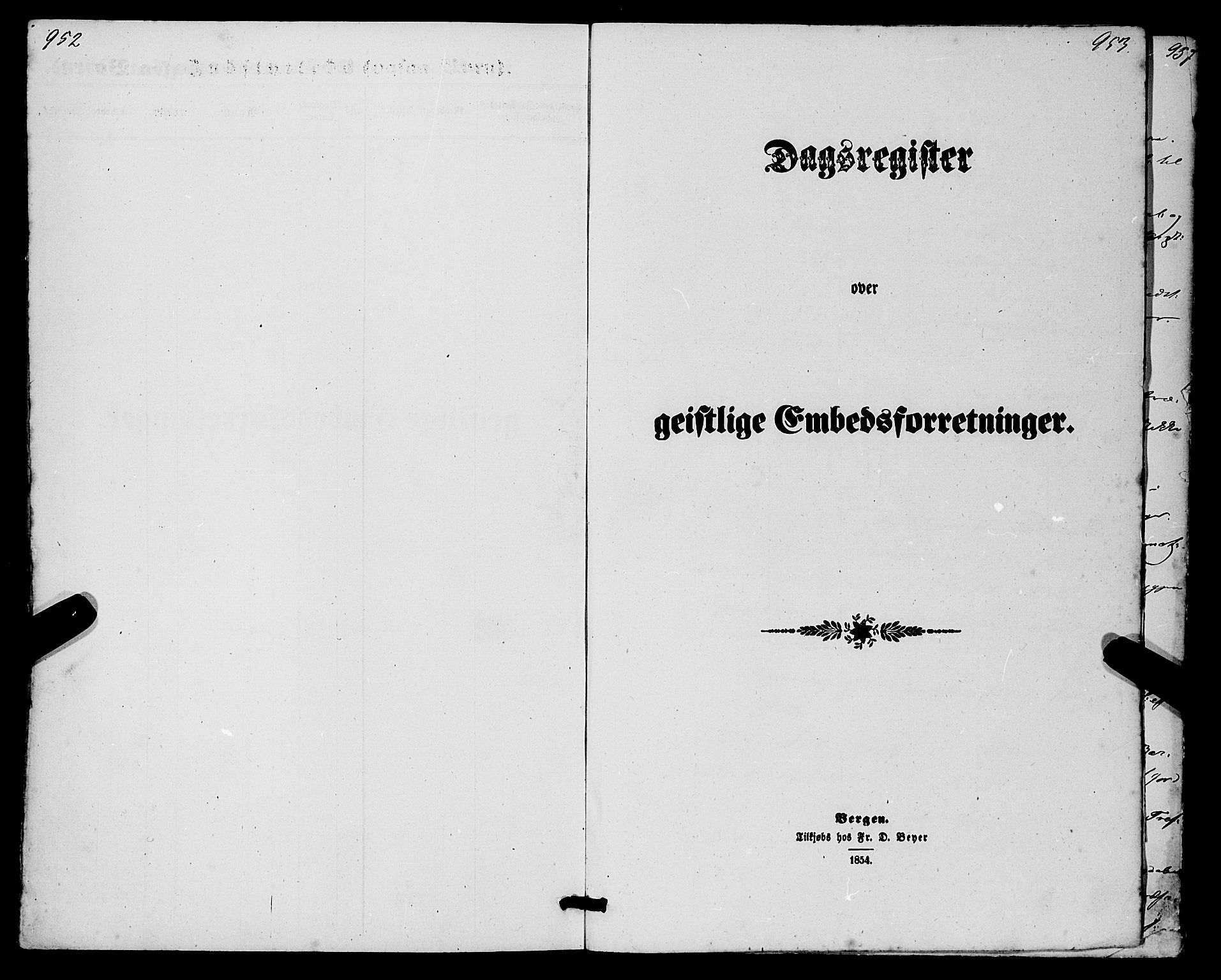 Eid sokneprestembete, AV/SAB-A-82301/H/Haa/Haaa/L0009: Ministerialbok nr. A 9, 1861-1868, s. 952-953
