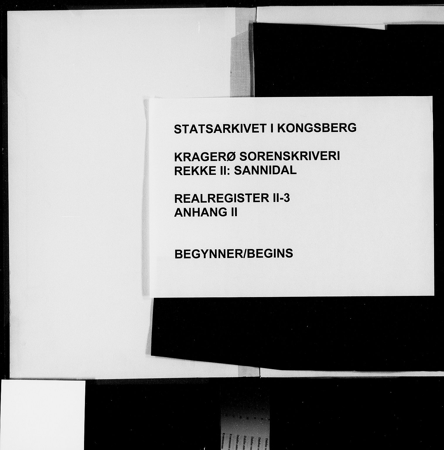 Kragerø sorenskriveri, SAKO/A-65/G/Gb/Gbb/L0003: Panteregister nr. II 3