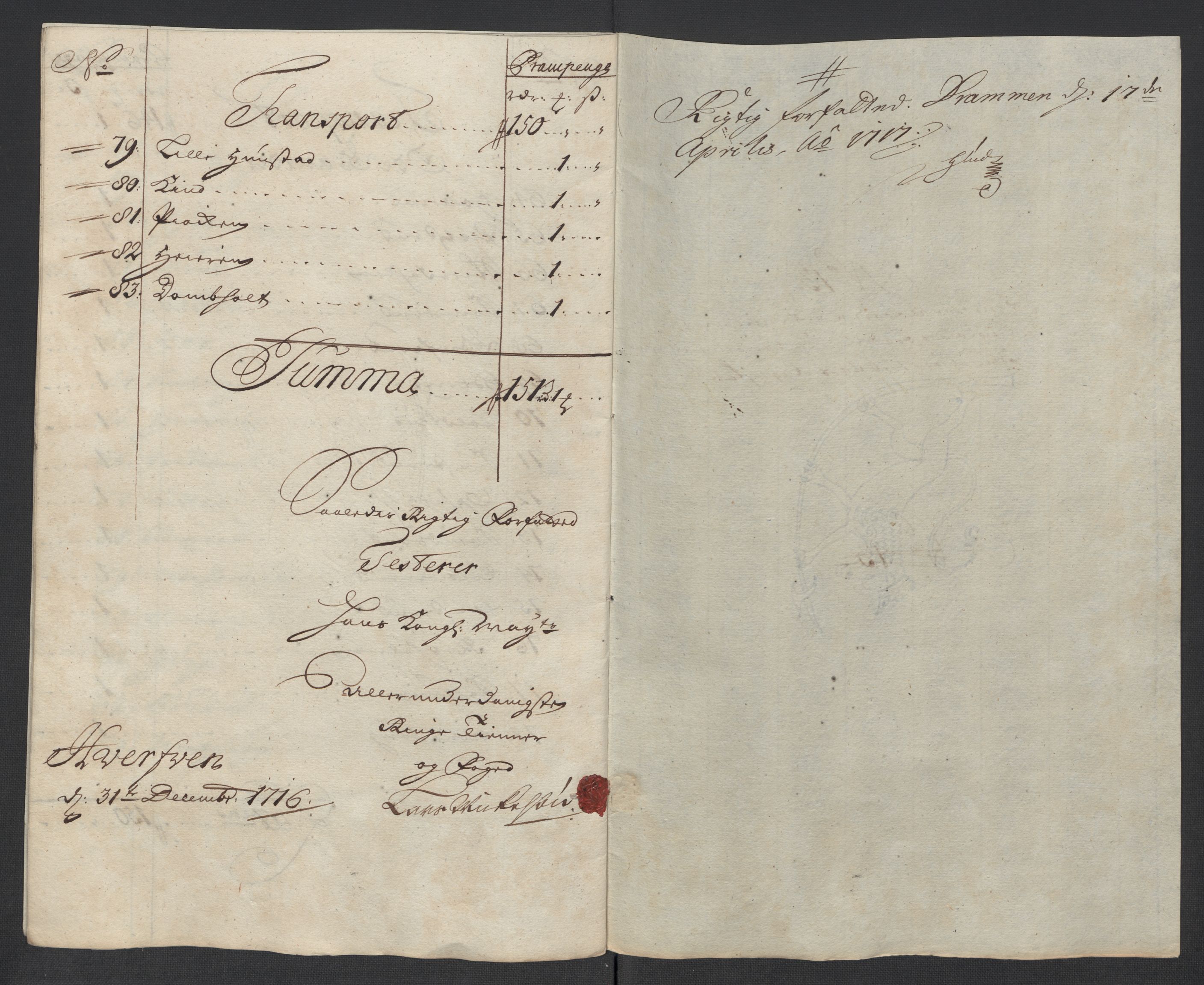 Rentekammeret inntil 1814, Reviderte regnskaper, Fogderegnskap, AV/RA-EA-4092/R23/L1474: Fogderegnskap Ringerike og Hallingdal, 1716, s. 74