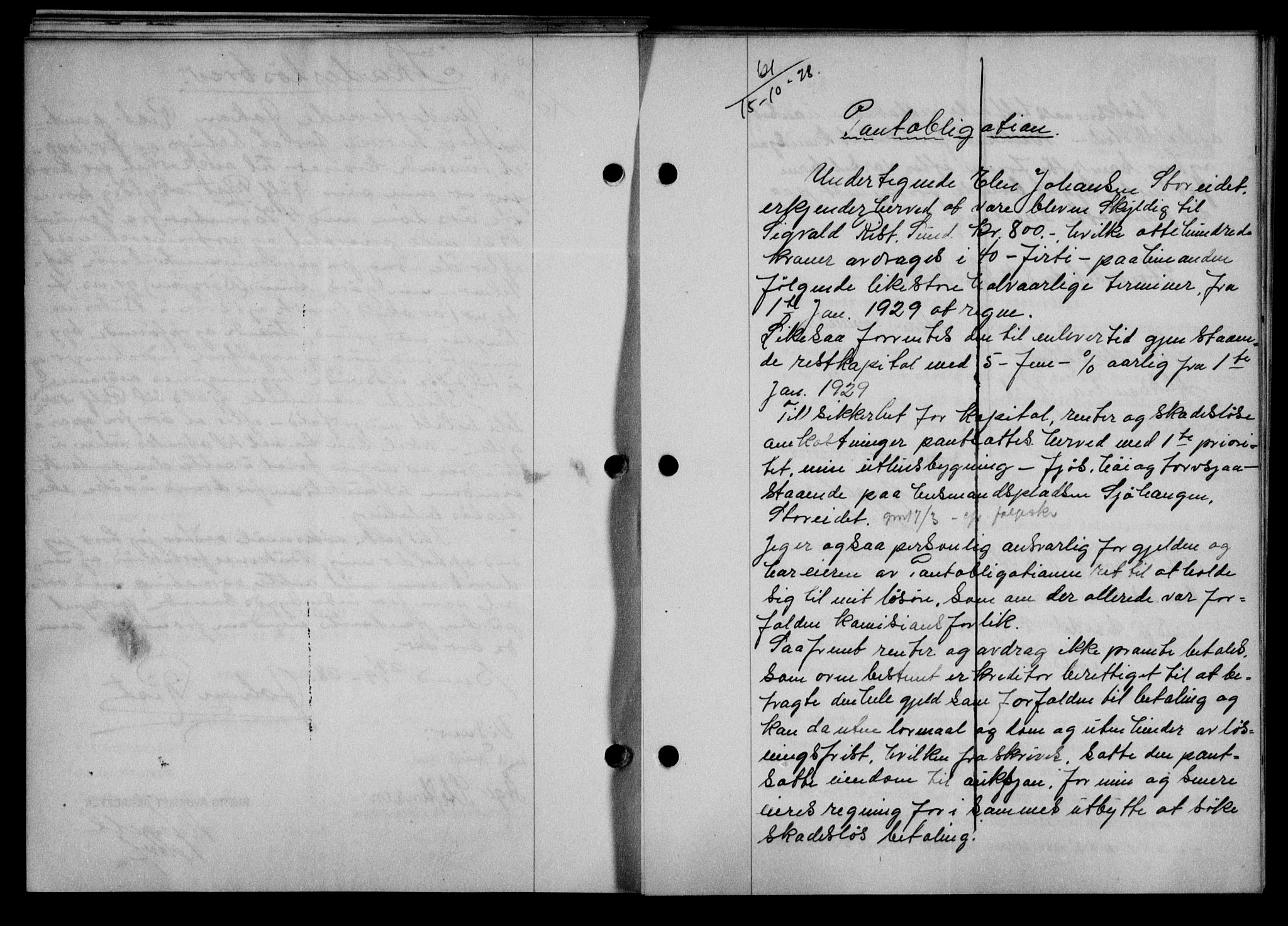 Lofoten sorenskriveri, SAT/A-0017/1/2/2C/L0018b: Pantebok nr. 18b, 1928-1928, Tingl.dato: 15.10.1928