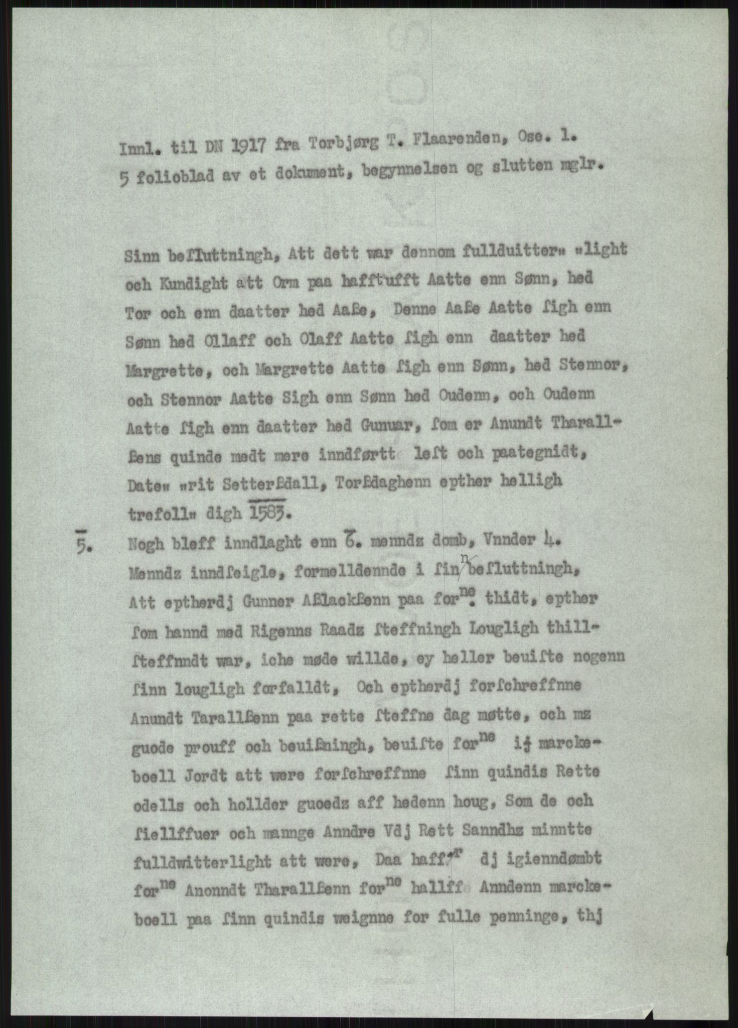Samlinger til kildeutgivelse, Diplomavskriftsamlingen, RA/EA-4053/H/Ha, s. 1987