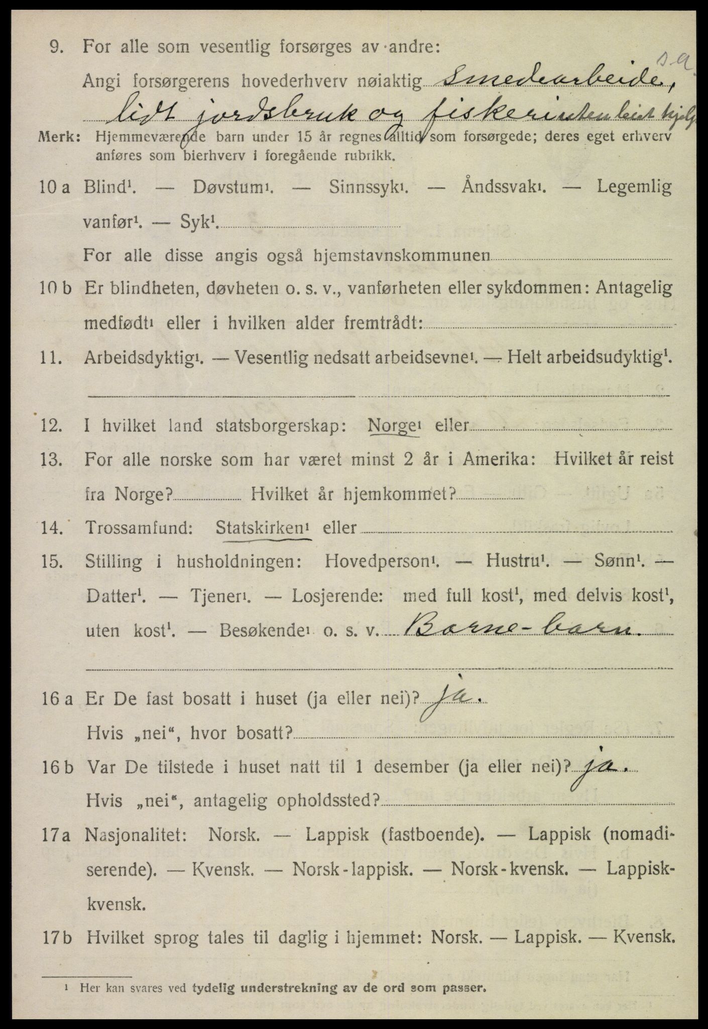 SAT, Folketelling 1920 for 1727 Beitstad herred, 1920, s. 1498