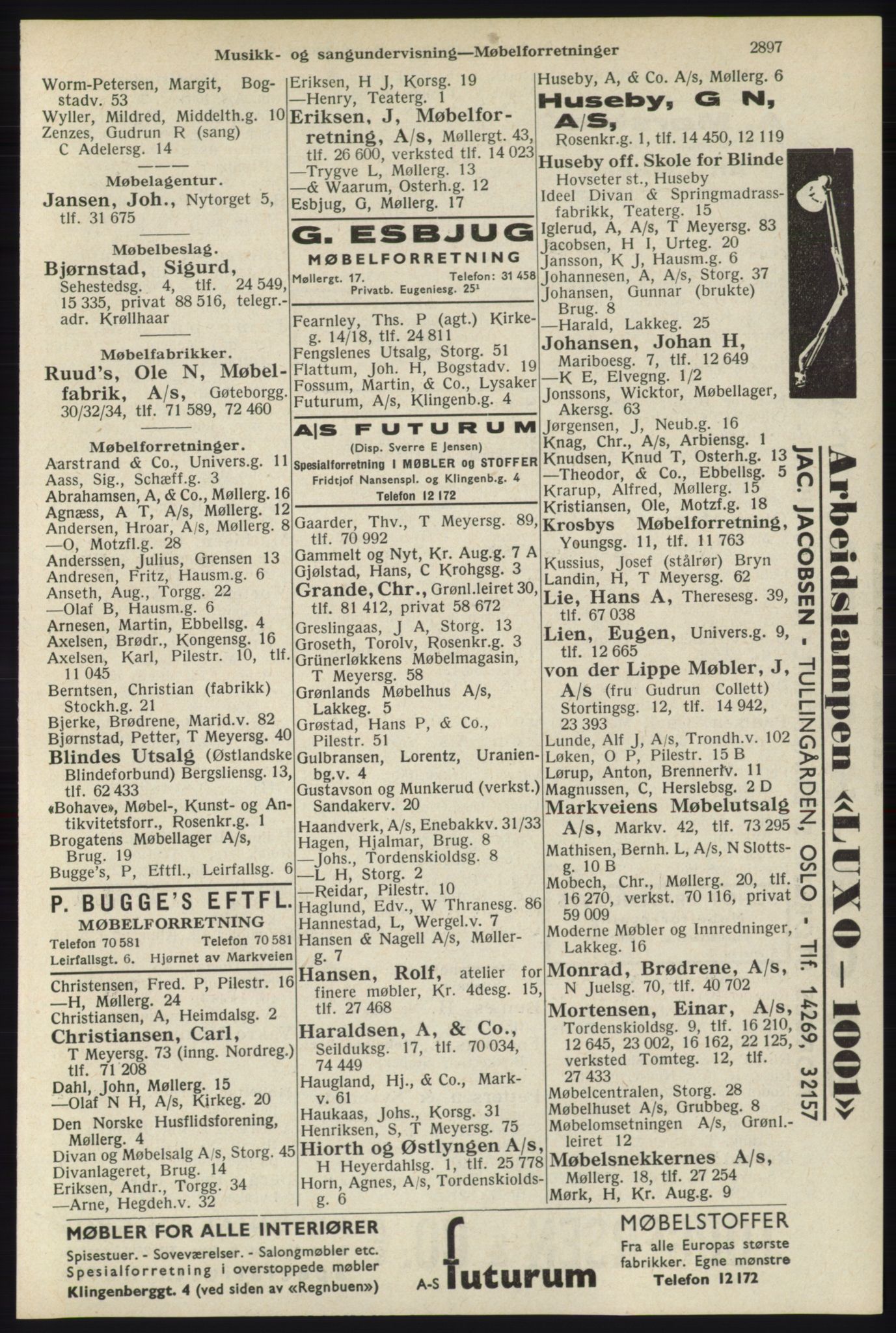 Kristiania/Oslo adressebok, PUBL/-, 1940, s. 2847