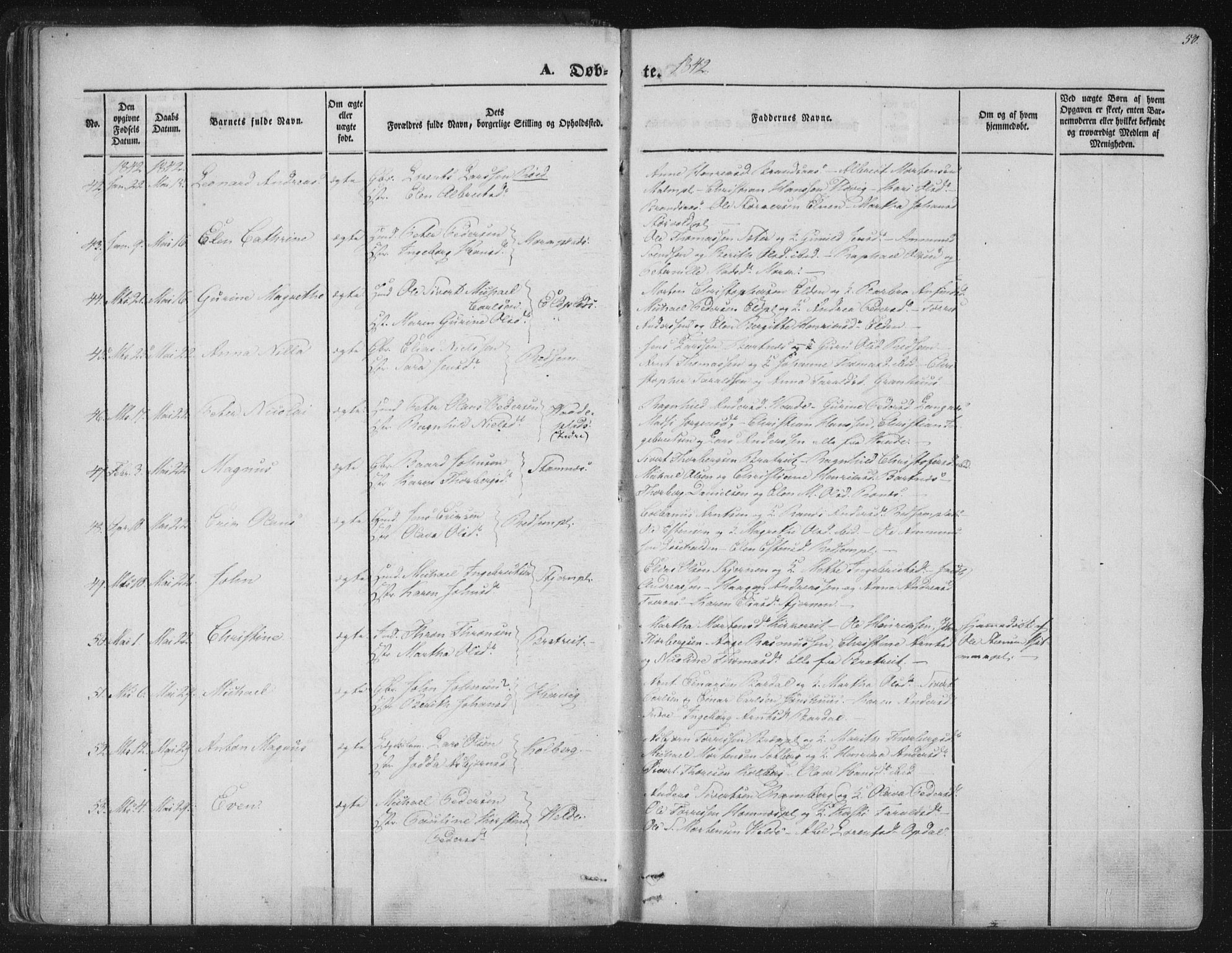 Ministerialprotokoller, klokkerbøker og fødselsregistre - Nord-Trøndelag, AV/SAT-A-1458/741/L0392: Ministerialbok nr. 741A06, 1836-1848, s. 50