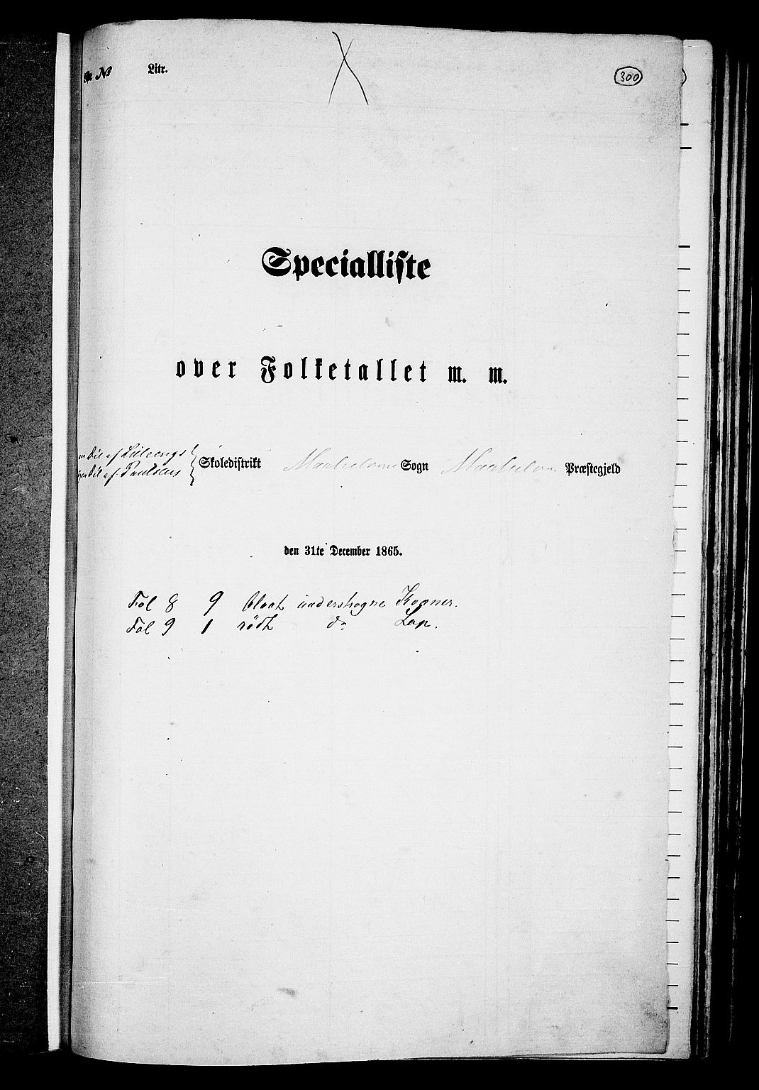 RA, Folketelling 1865 for 1924P Målselv prestegjeld, 1865, s. 116