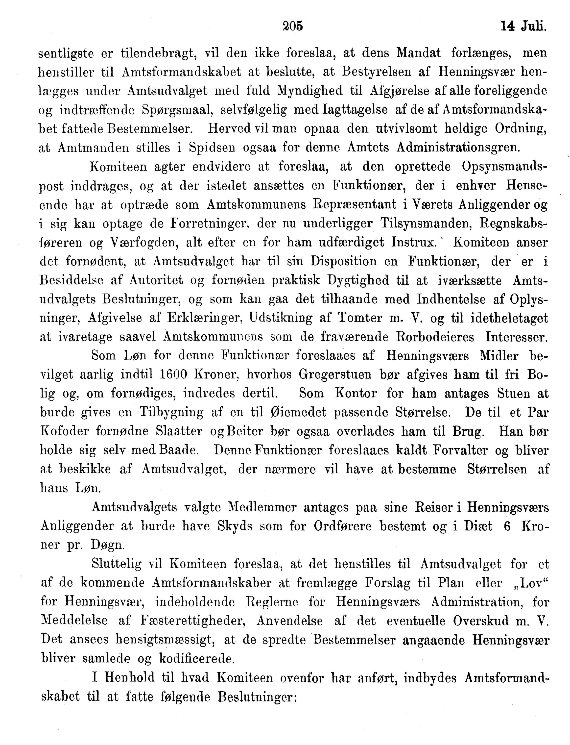 Nordland Fylkeskommune. Fylkestinget, AIN/NFK-17/176/A/Ac/L0014: Fylkestingsforhandlinger 1881-1885, 1881-1885