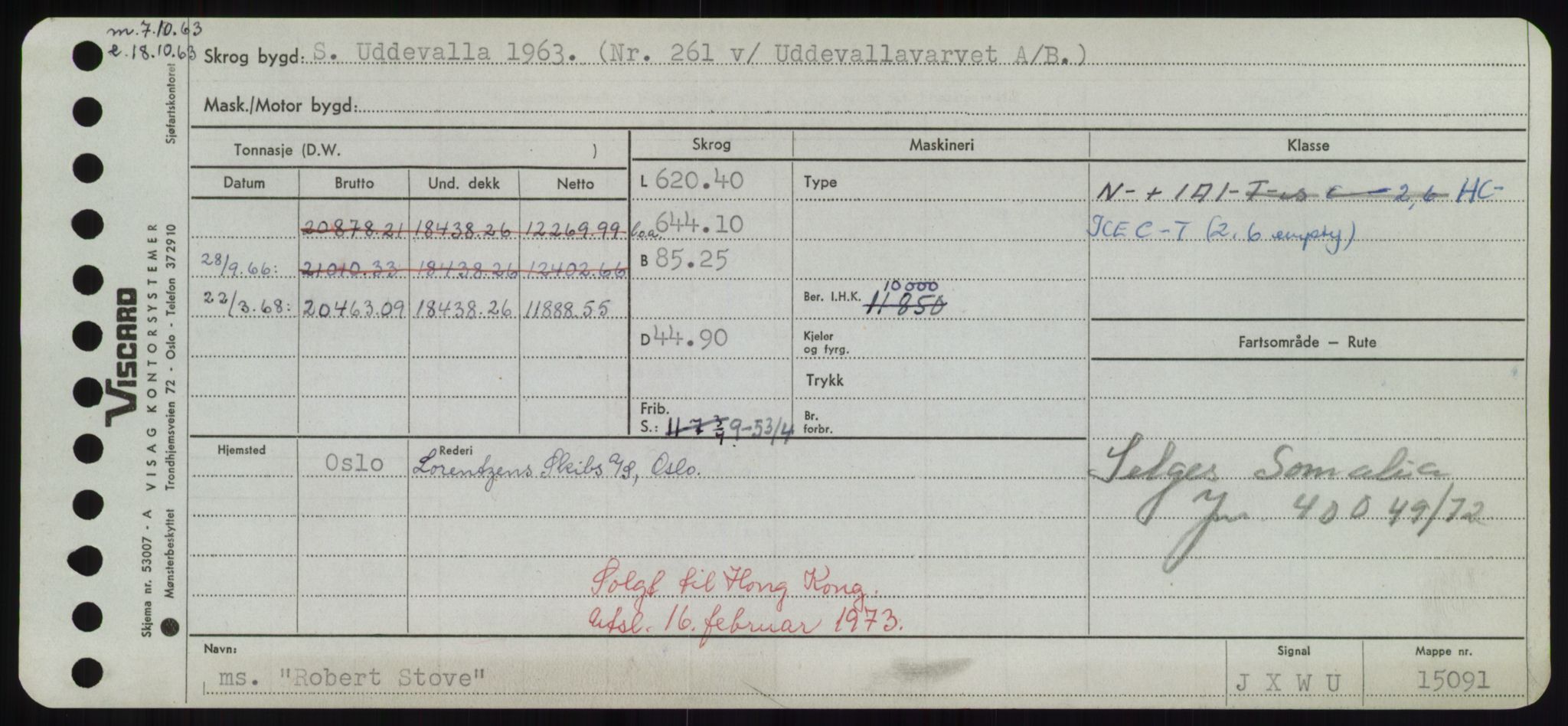 Sjøfartsdirektoratet med forløpere, Skipsmålingen, AV/RA-S-1627/H/Hd/L0031: Fartøy, Rju-Sam, s. 27