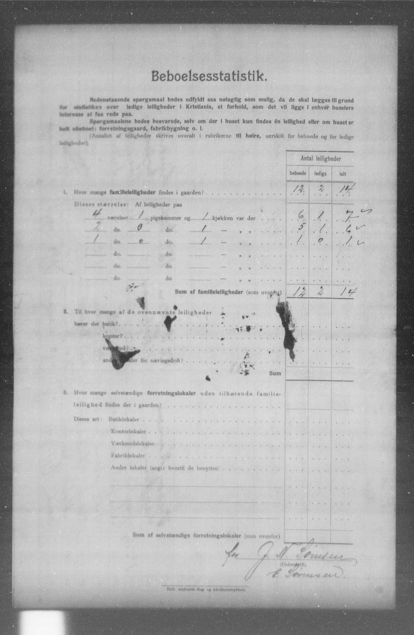 OBA, Kommunal folketelling 31.12.1904 for Kristiania kjøpstad, 1904, s. 13007