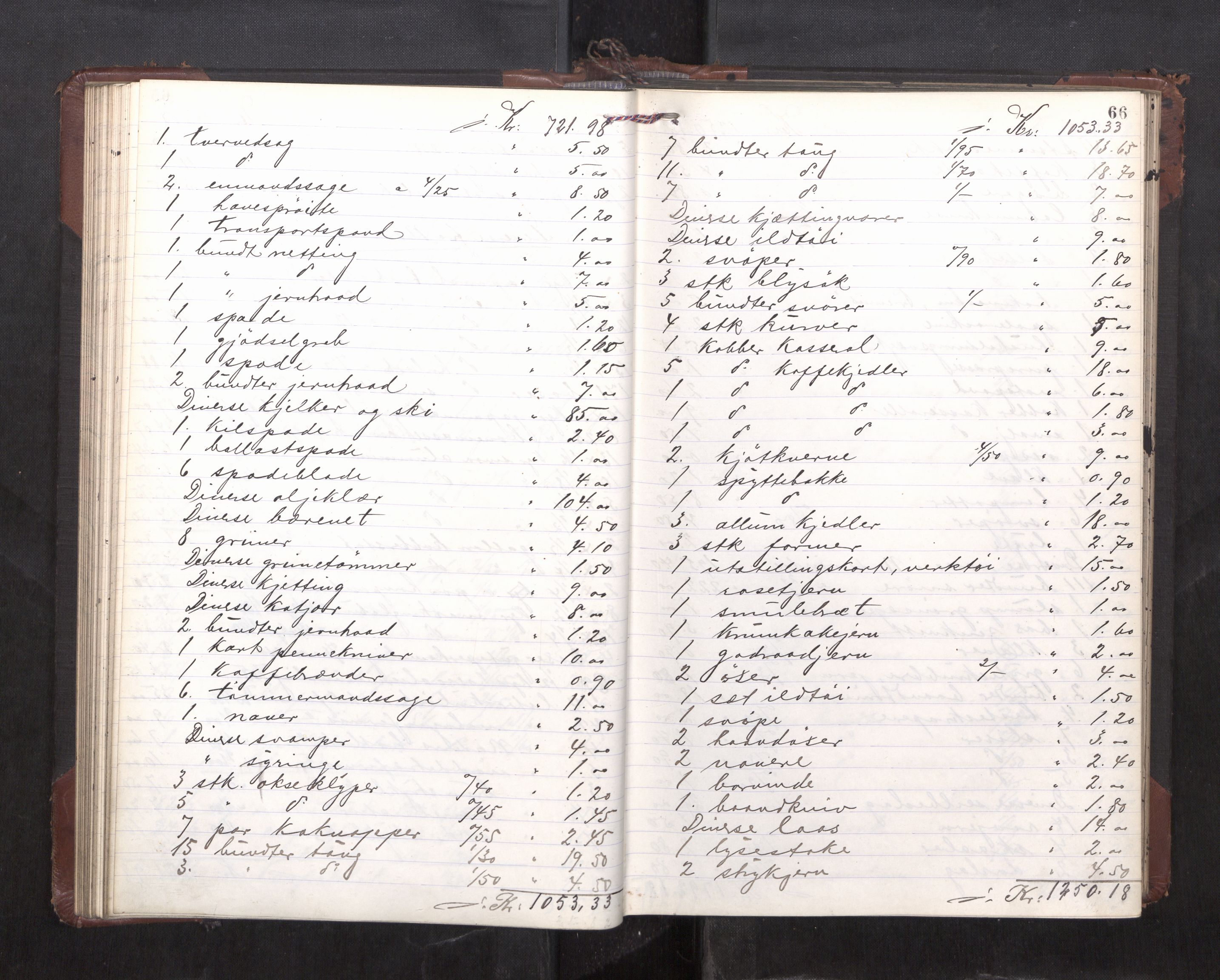 Trondheim byfogd, AV/SAT-A-0003/1/3/3C/L0036: Skifteregistreringsprotokoll - 14/4-24/9. (u/ register), 1915-1918, s. 66