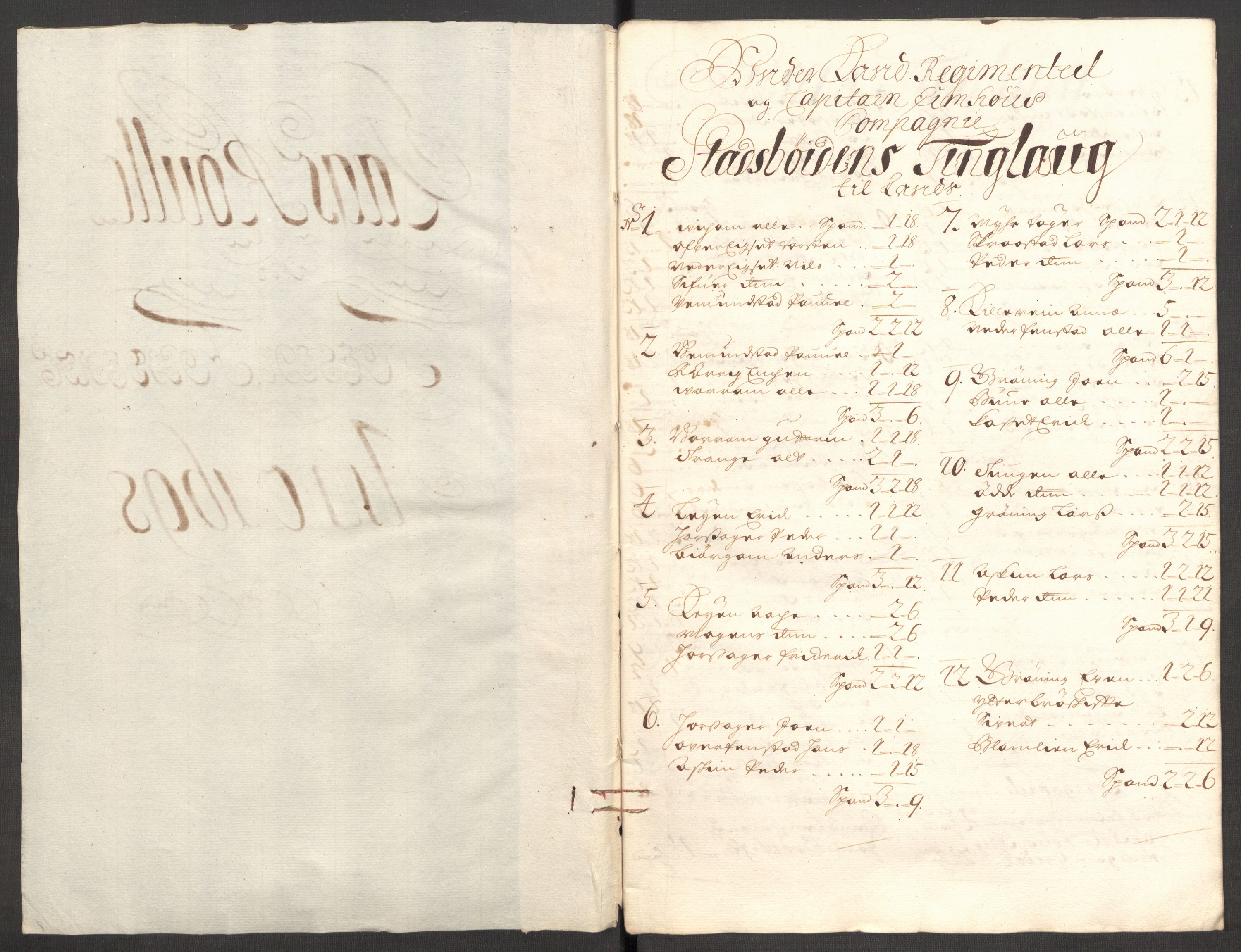 Rentekammeret inntil 1814, Reviderte regnskaper, Fogderegnskap, RA/EA-4092/R57/L3853: Fogderegnskap Fosen, 1698-1699, s. 127