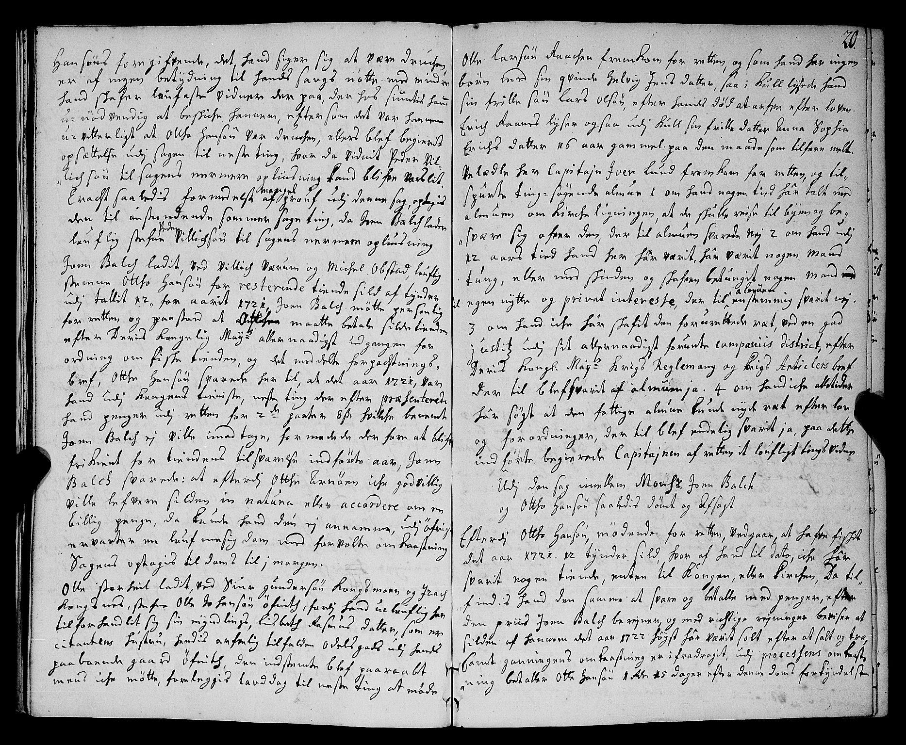Namdal sorenskriveri, AV/SAT-A-4133/1/1/1A/L0005: Tingbok, 1728-1734, s. 19b-20a