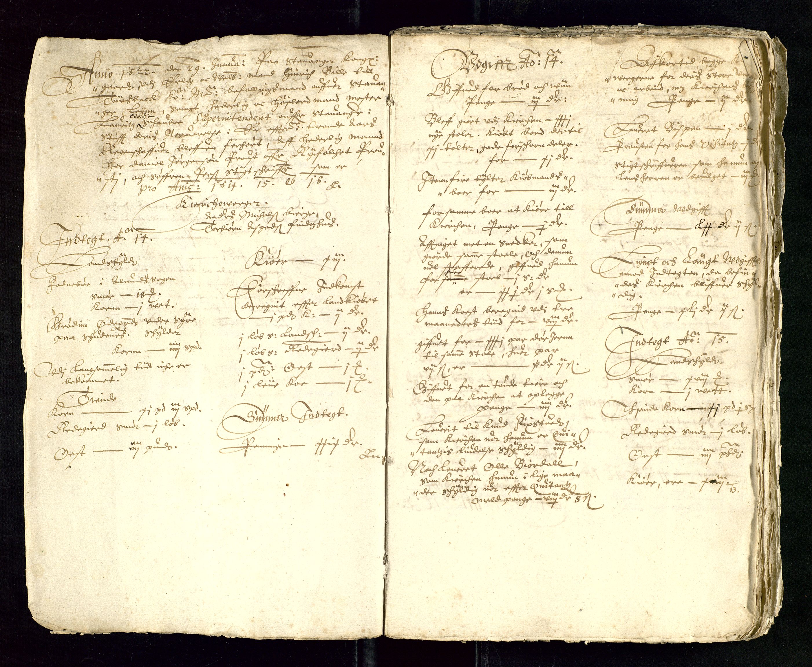 Stavanger len, AV/SAST-A-101870/Ob/L0018: Kirkeregnskaper, 1613-1632, s. 6