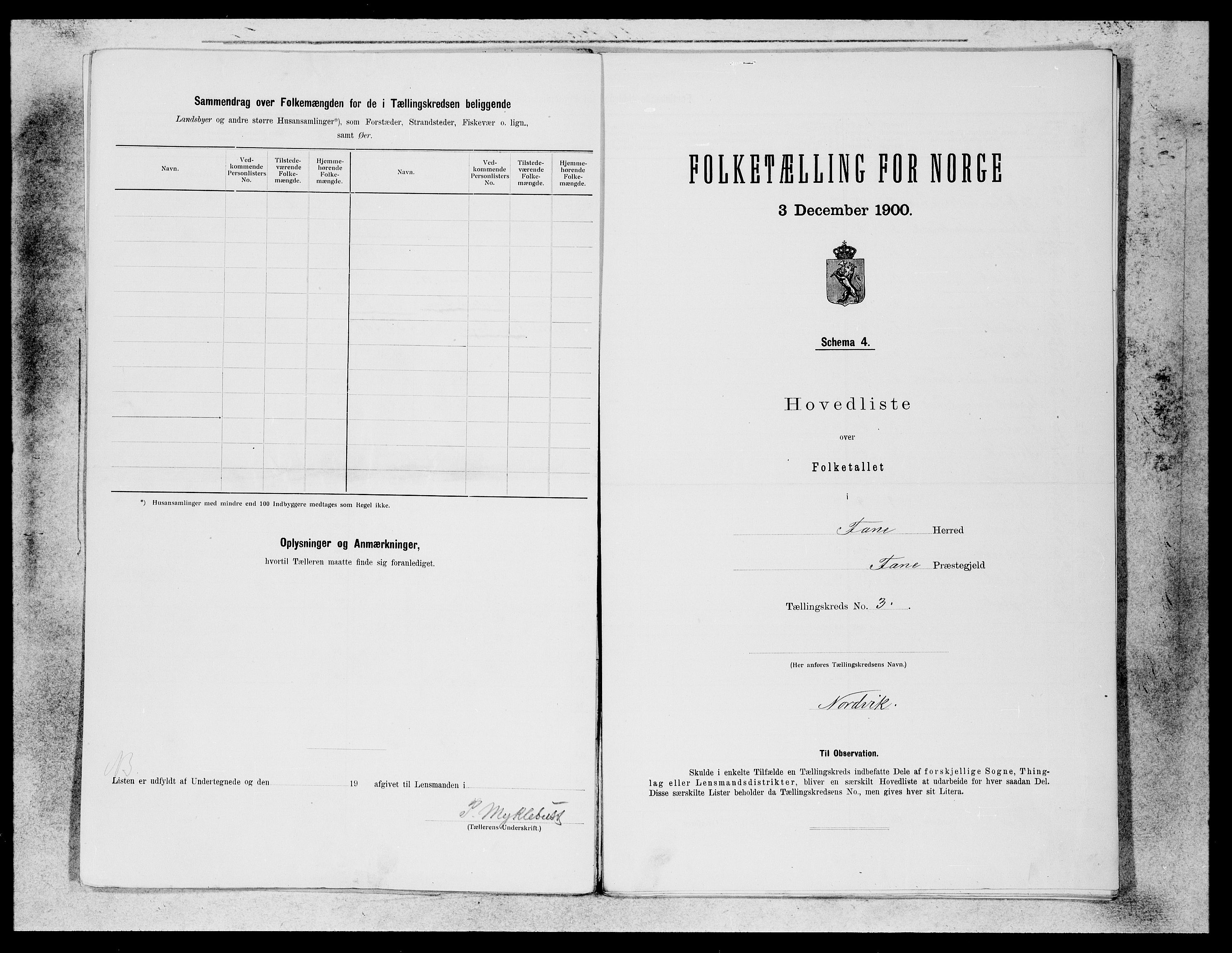 SAB, Folketelling 1900 for 1249 Fana herred, 1900, s. 5